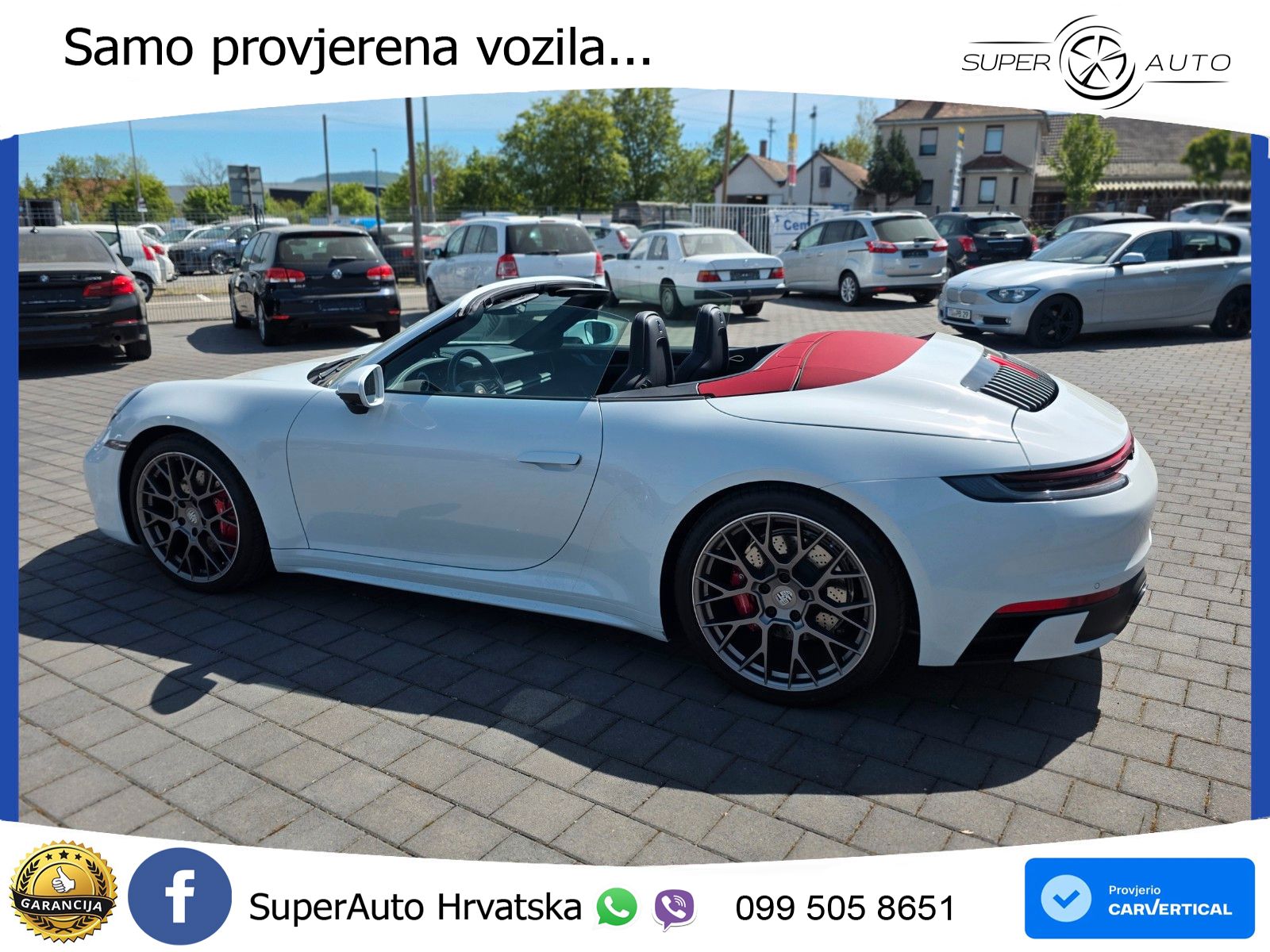 Porsche 911 Carrera 4S Cabriolet 3.0 (450 KS) PDK ZRAČNI+ACC+GR SJED+KAM