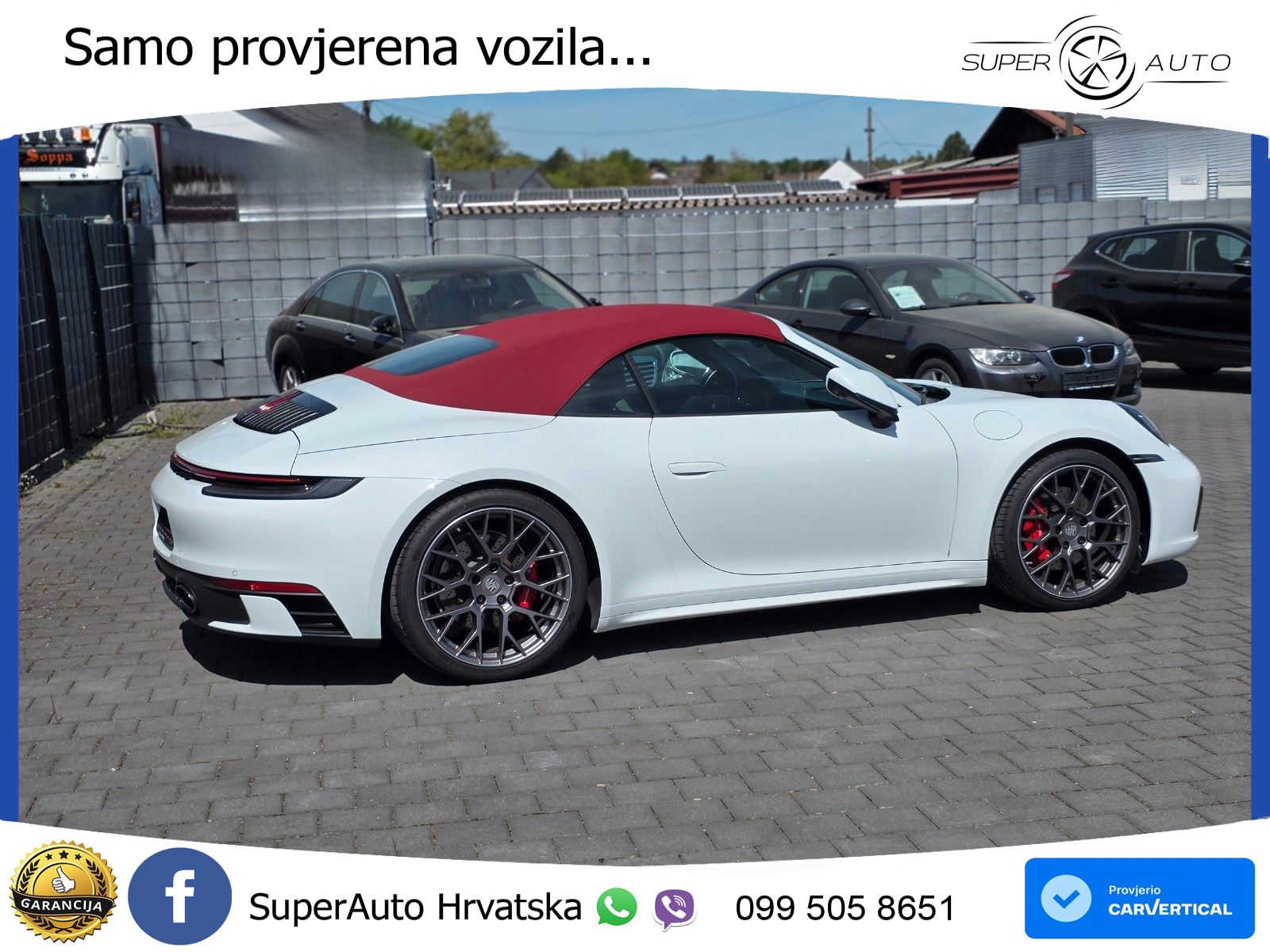 Porsche 911 Carrera 4S Cabriolet 3.0 (450 KS) PDK ZRAČNI+ACC+GR SJED+KAM