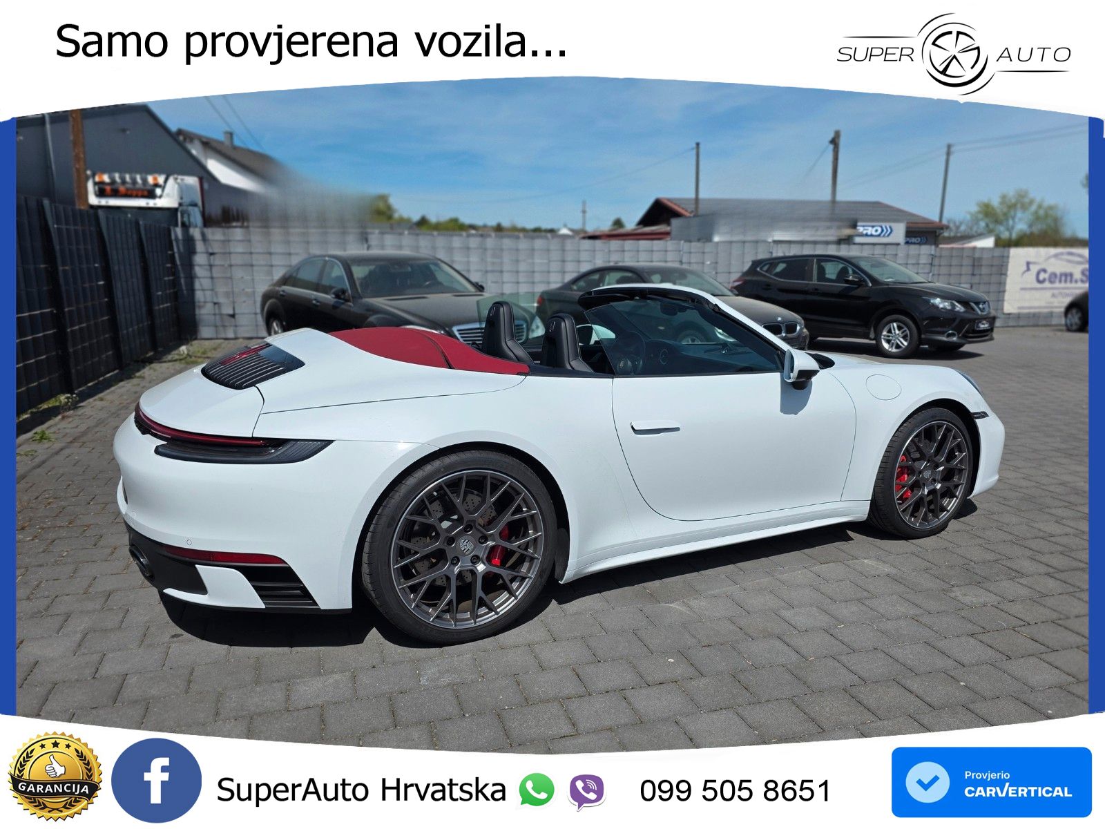 Porsche 911 Carrera 4S Cabriolet 3.0 (450 KS) PDK ZRAČNI+ACC+GR SJED+KAM