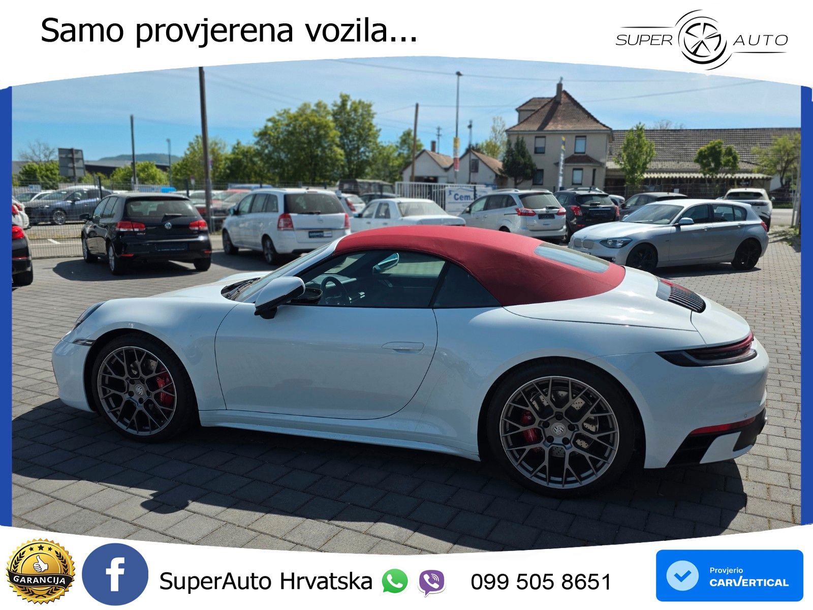 Porsche 911 Carrera 4S Cabriolet 3.0 (450 KS) PDK ZRAČNI+ACC+GR SJED+KAM