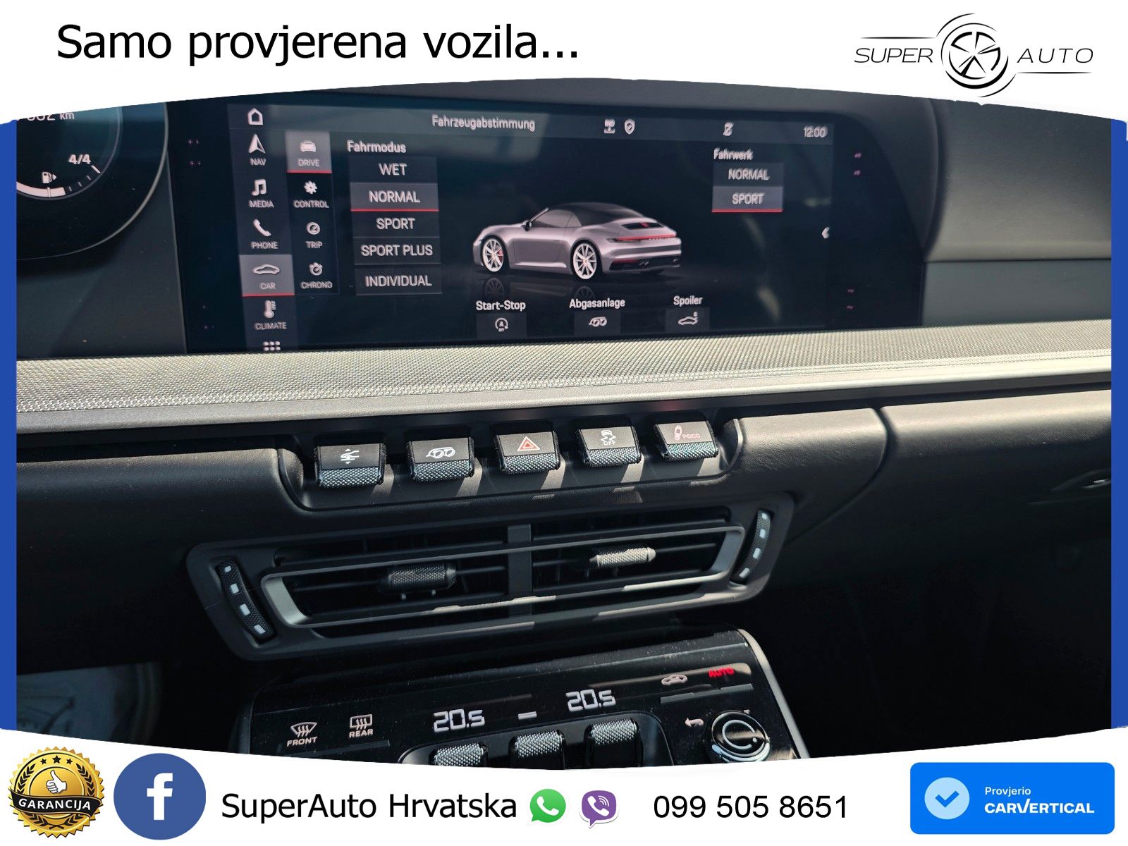 Porsche 911 Carrera 4S Cabriolet 3.0 (450 KS) PDK ZRAČNI+ACC+GR SJED+KAM