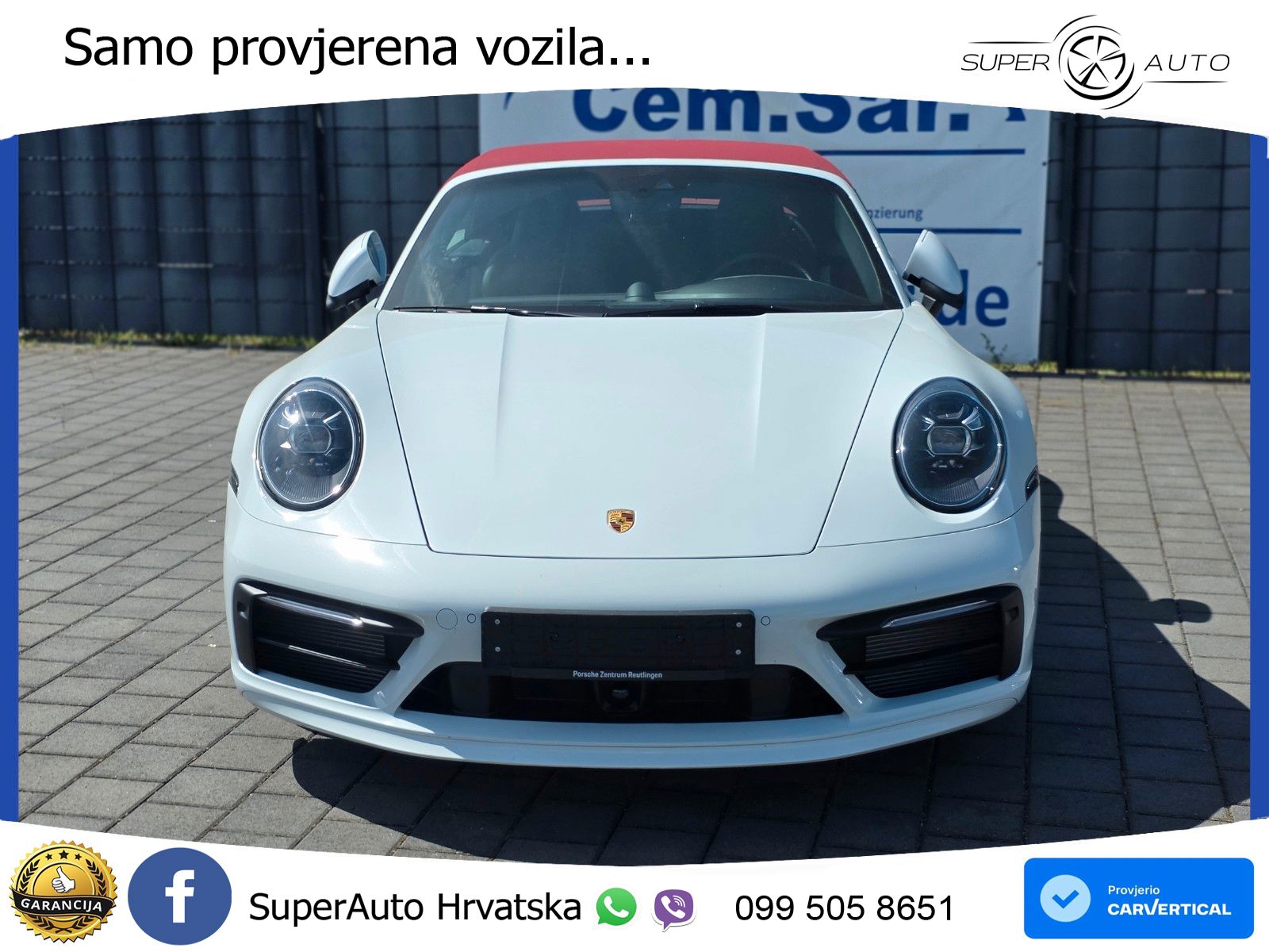 Porsche 911 Carrera 4S Cabriolet 3.0 (450 KS) PDK ZRAČNI+ACC+GR SJED+KAM