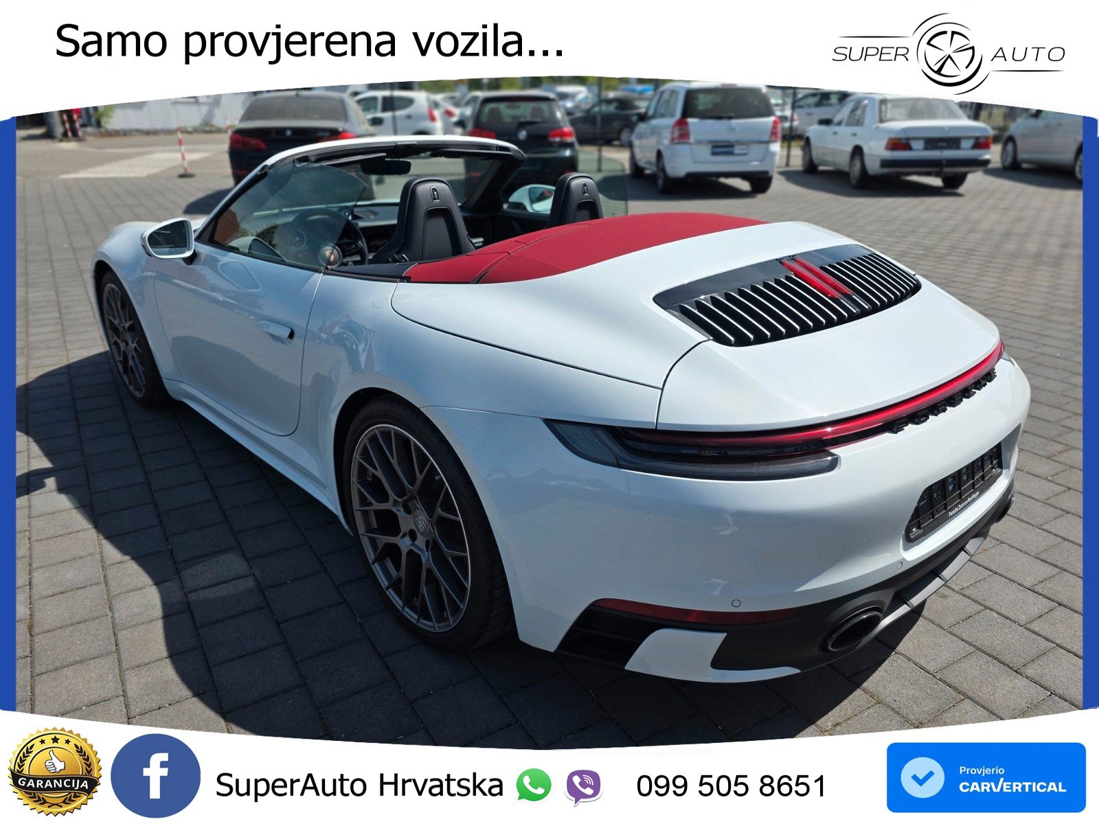 Porsche 911 Carrera 4S Cabriolet 3.0 (450 KS) PDK ZRAČNI+ACC+GR SJED+KAM