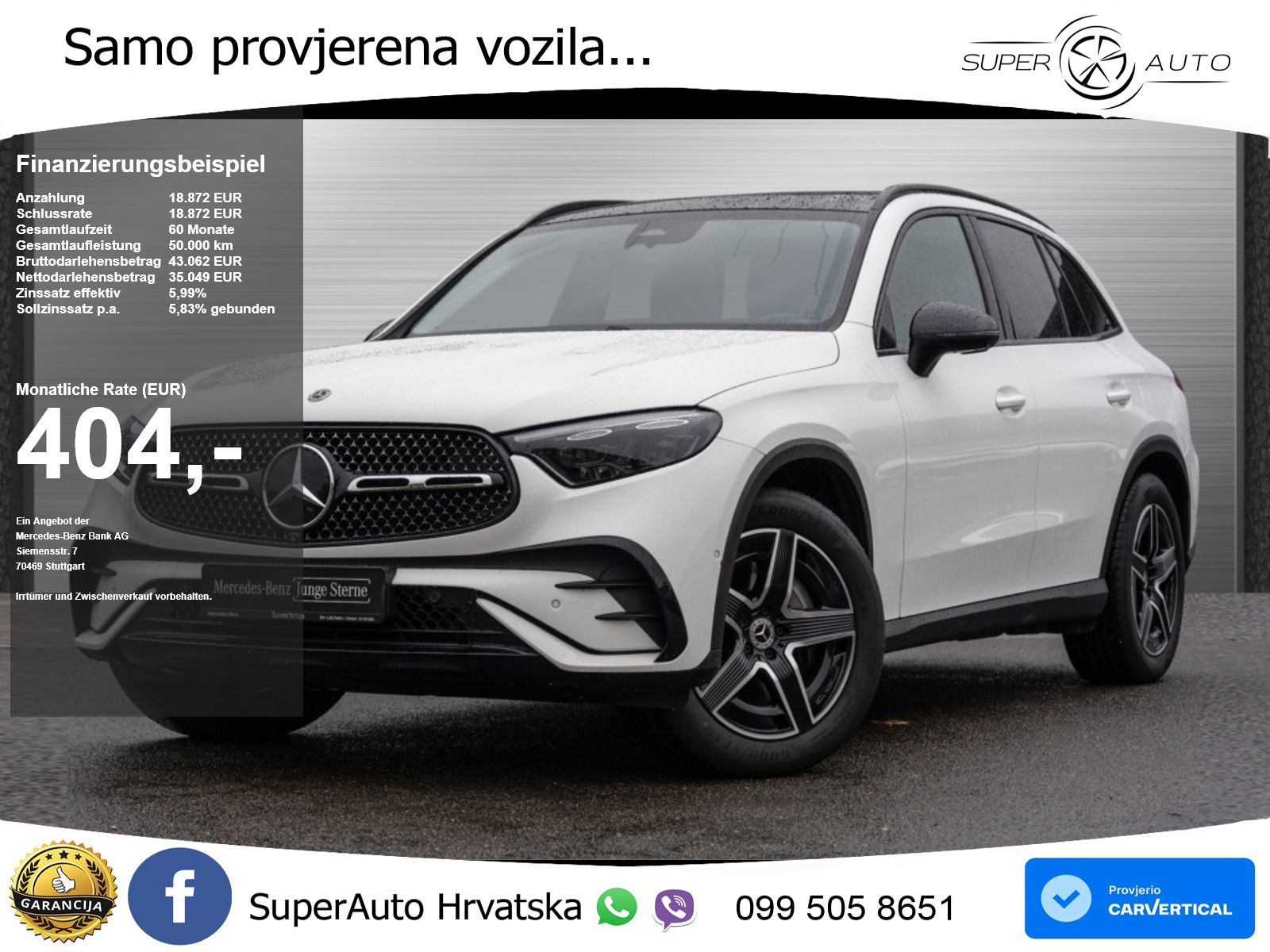 Mercedes GLC 220d (197 KS) 4MATIC 9G-TRONIC AMG ACC+GR SJED+360+PANO