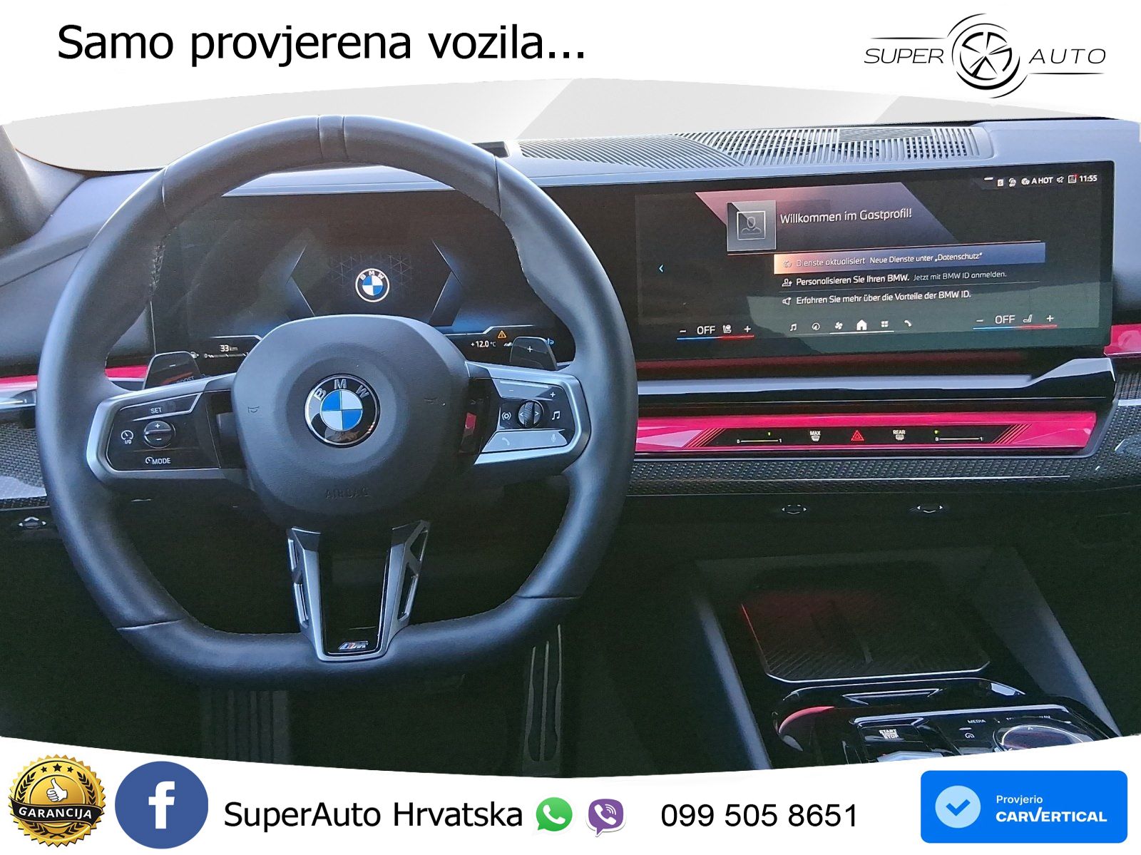 BMW 520d (197 KS) Steptronic M Sport LED+GR SJED+ACC