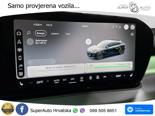 Audi Q3 Sportback 1.5 TFSIe (272 KS) S tronic 2x S line MATRIX+GR SJED+KAM