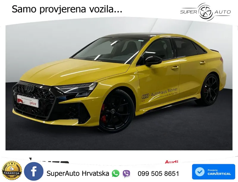 Audi RS3 Sedan 2.5 TFSI (400 KS) quattro S tronic LED+GR SJED+ACC