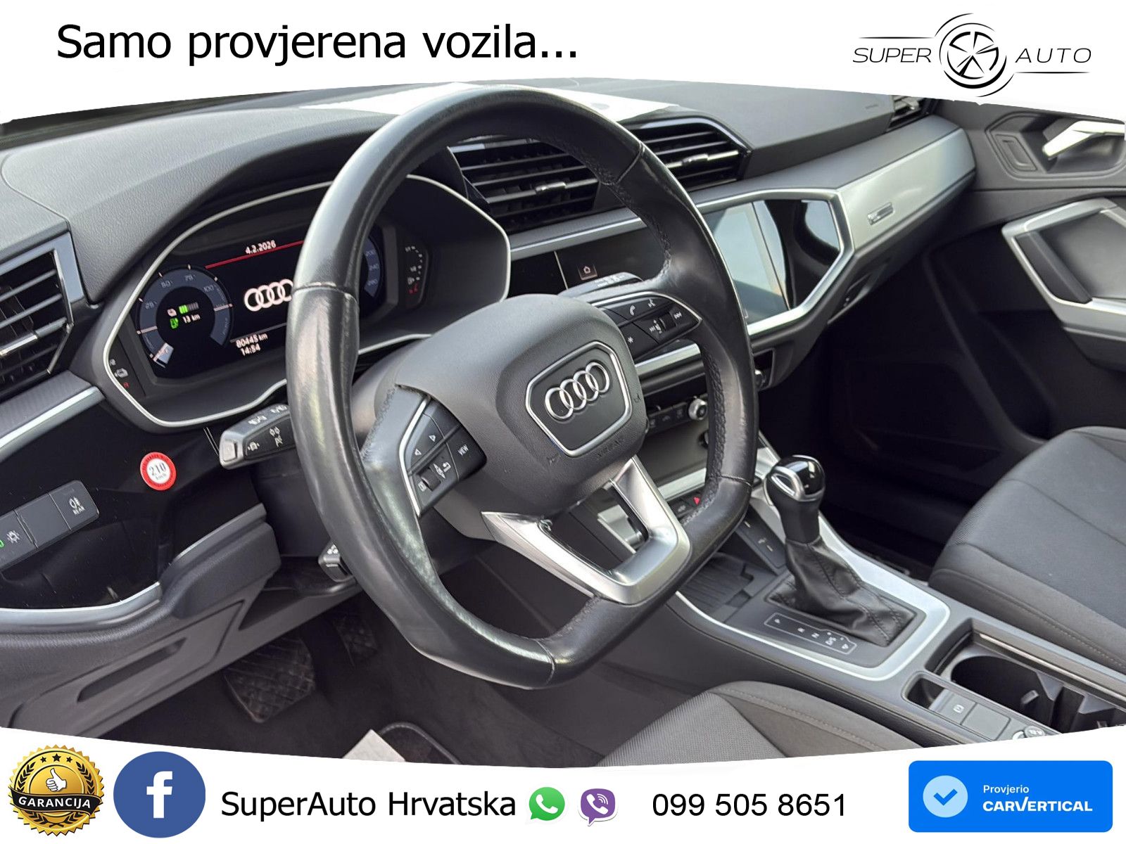 Audi Q3 45 TFSIe (245 KS) S tronic LED+GR SJED+ACC