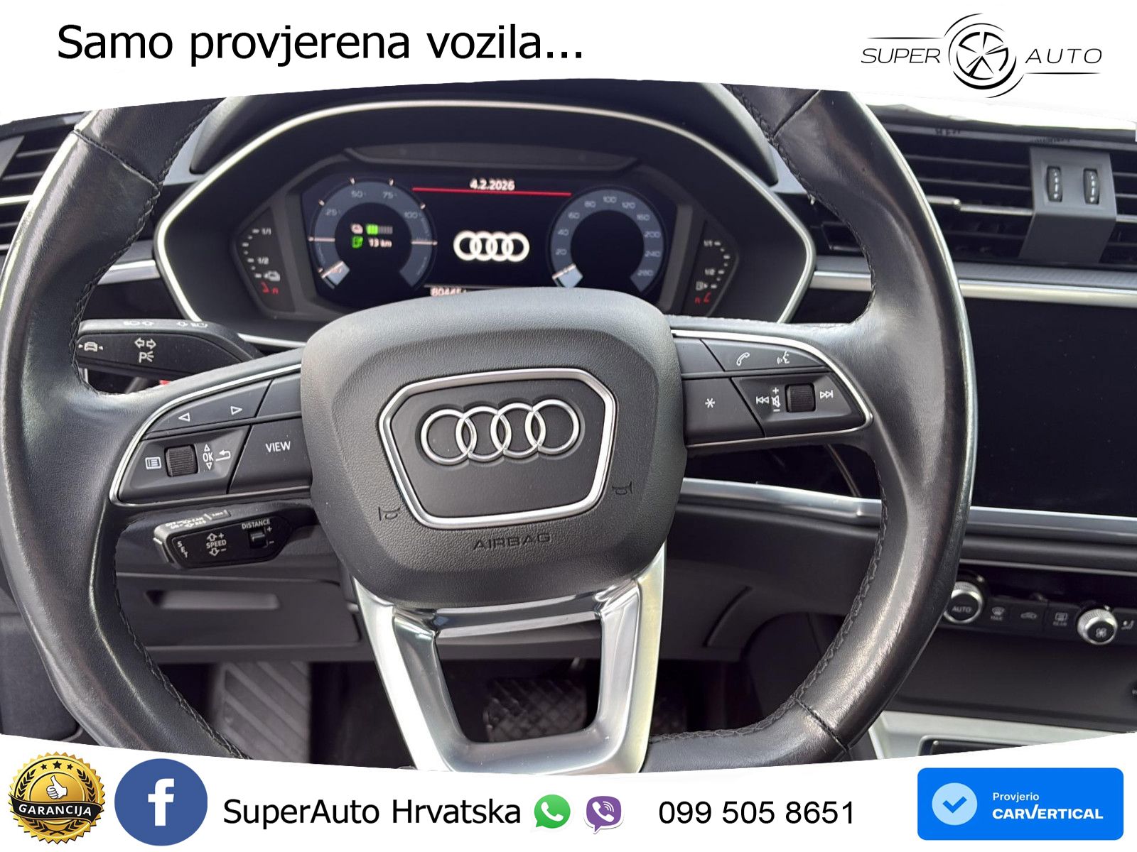 Audi Q3 45 TFSIe (245 KS) S tronic LED+GR SJED+ACC