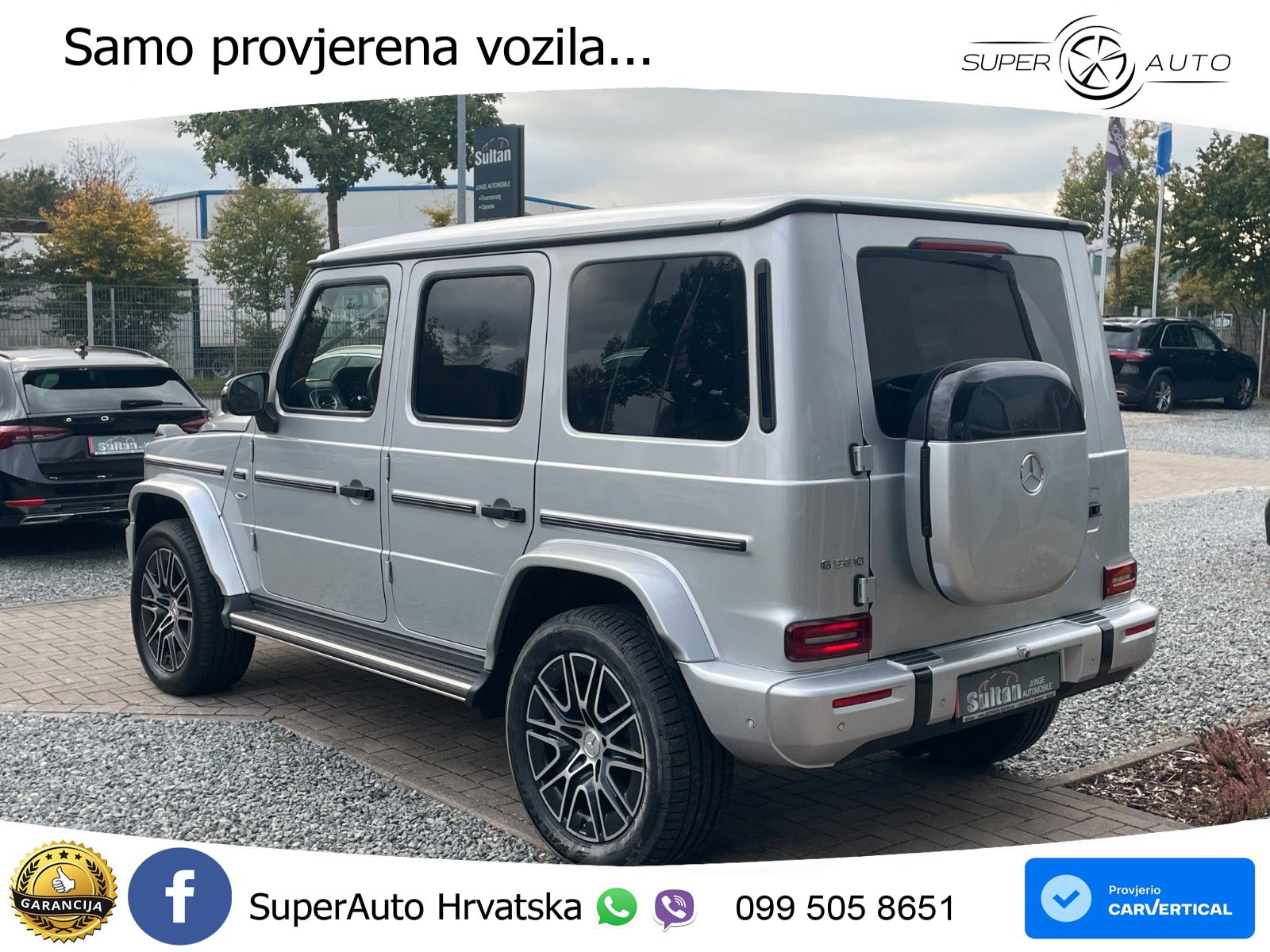 Mercedes G 580 EQ Long 116 kWh (587 KS) 4MATIC Superior ZRAČNI+ACC+4xGR SJED+360