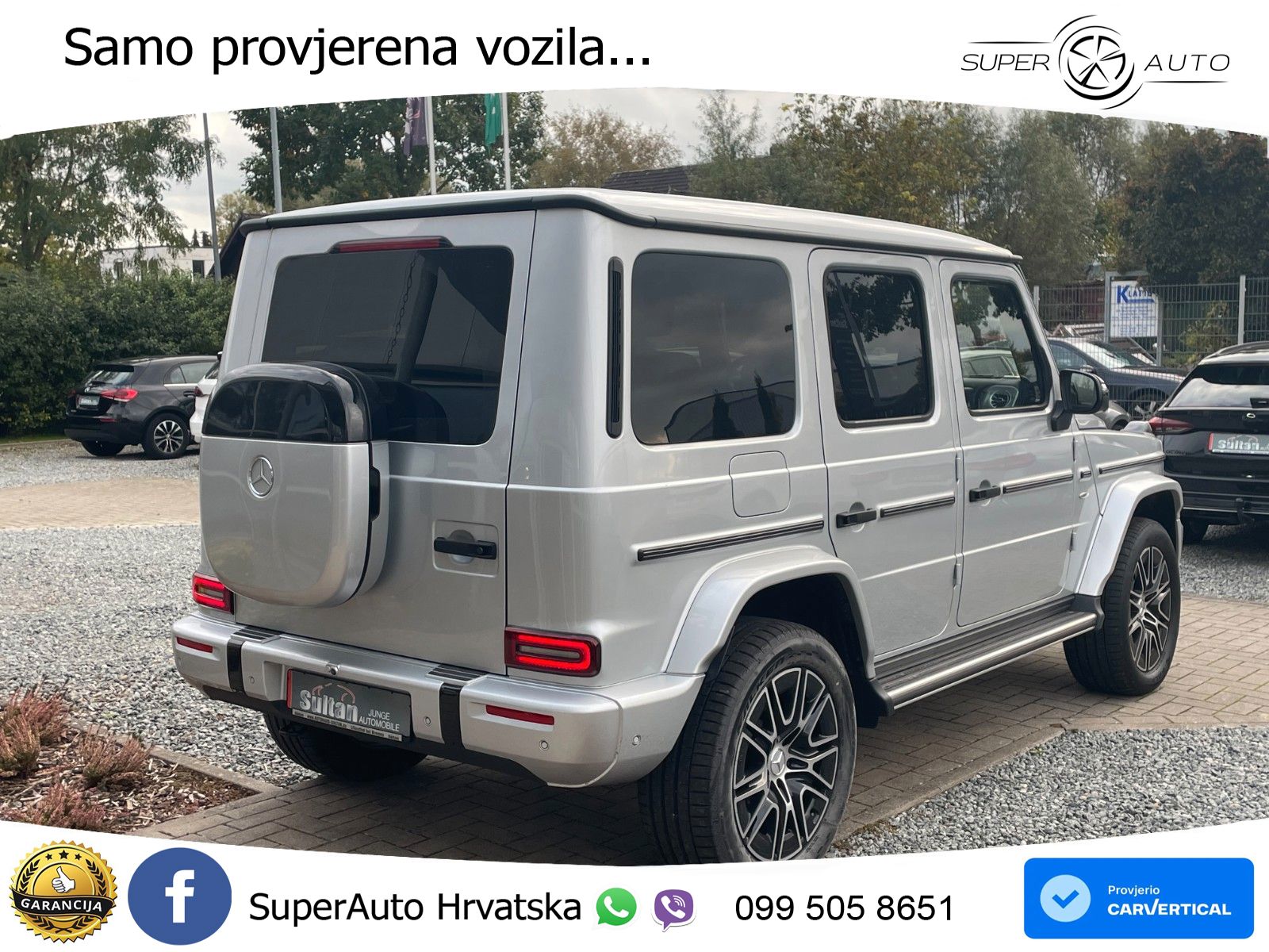 Mercedes G 580 EQ Long 116 kWh (587 KS) 4MATIC Superior ZRAČNI+ACC+4xGR SJED+360