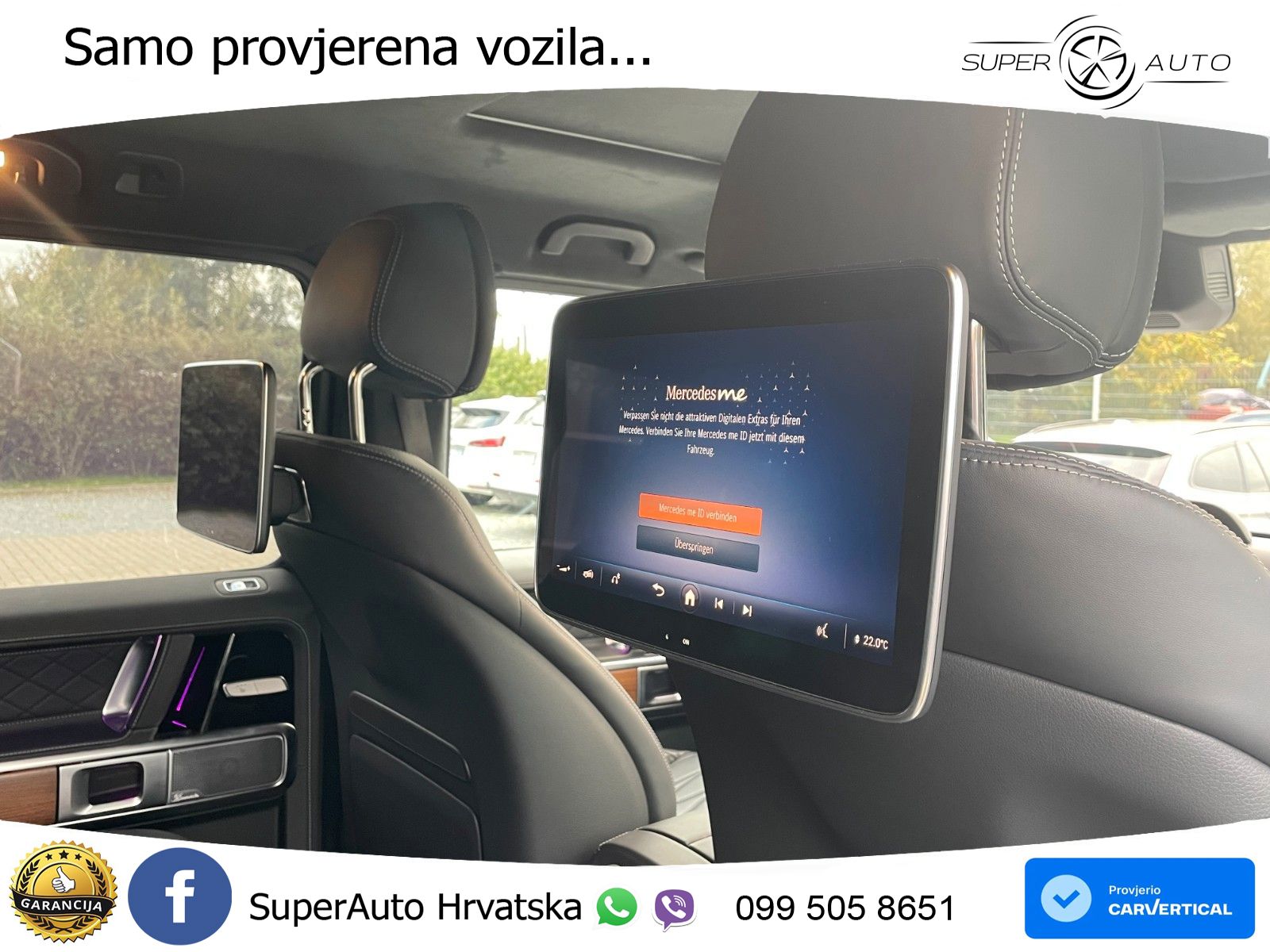 Mercedes G 580 EQ Long 116 kWh (587 KS) 4MATIC Superior ZRAČNI+ACC+4xGR SJED+360