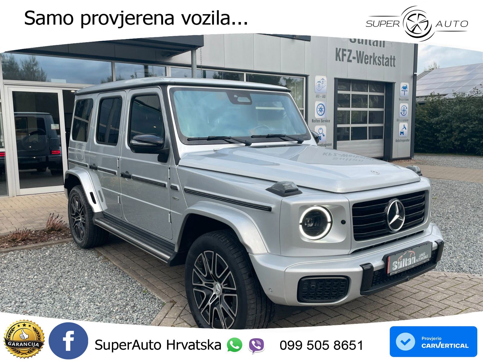 Mercedes G 580 EQ Long 116 kWh (587 KS) 4MATIC Superior ZRAČNI+ACC+4xGR SJED+360