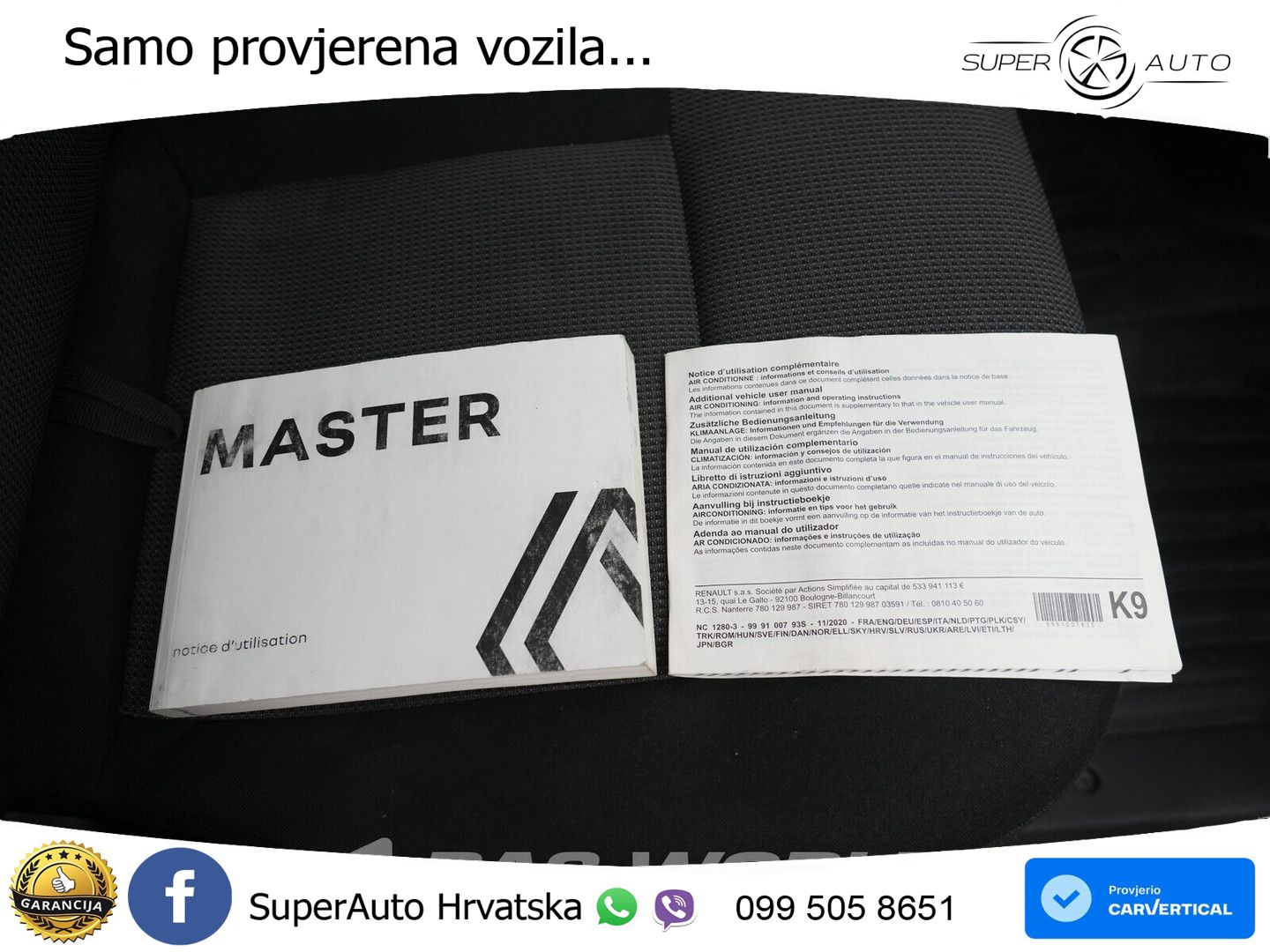 Renault Master 130PK Kipper 3,5t Trekhaak Dubbellucht me 131 KS