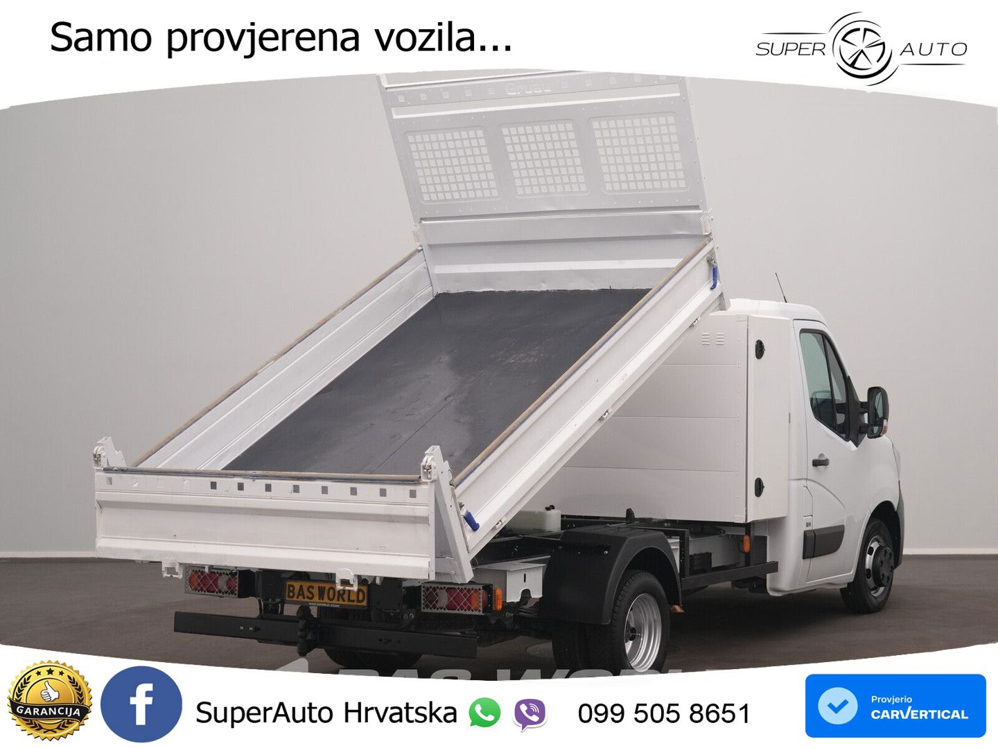 Renault Master 130PK Kipper 3,5t Trekhaak Dubbellucht me 131 KS