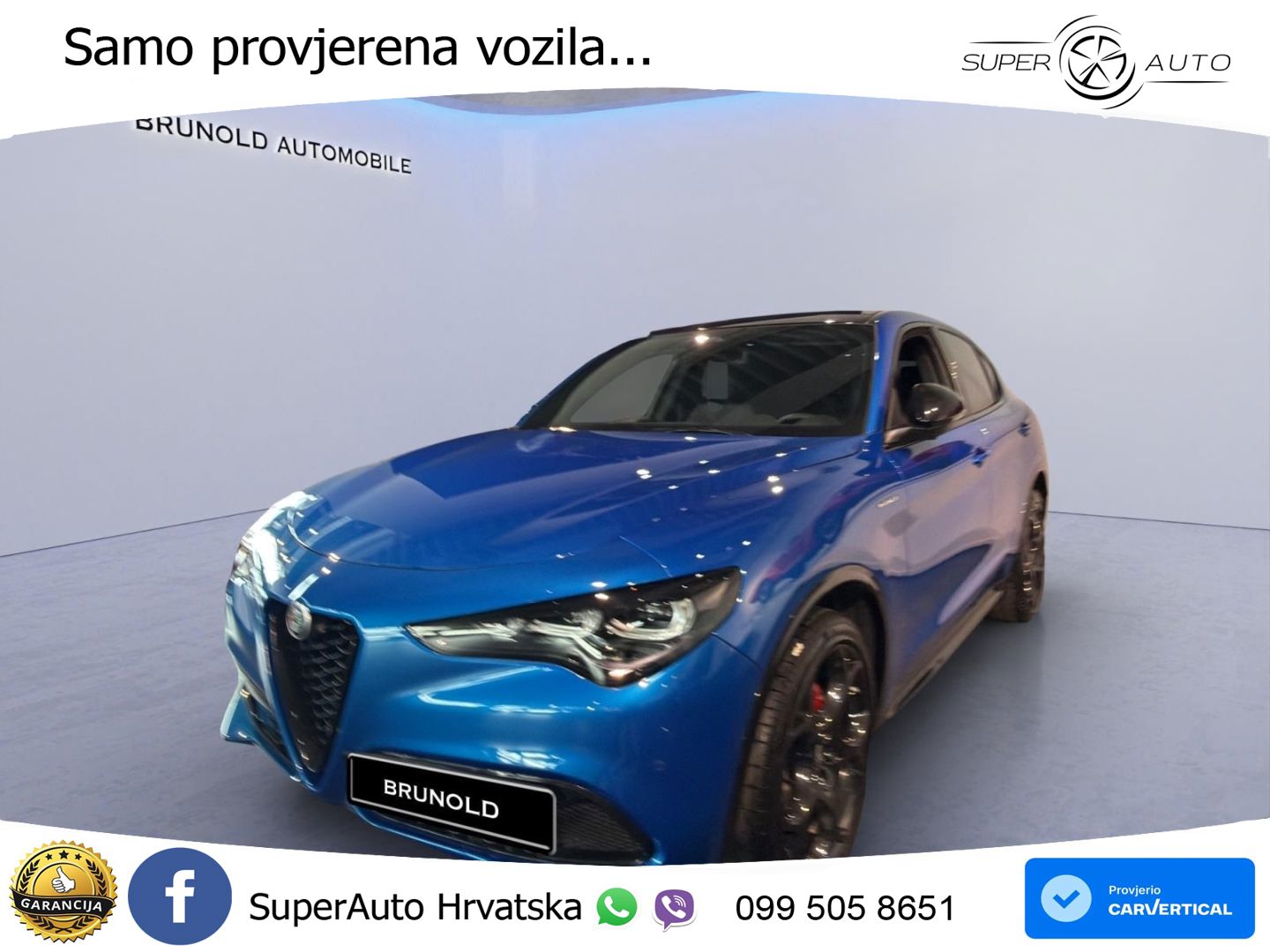 Alfa Romeo Stelvio 2.0 Turbo (280 KS) Q4 Automatic LED+GR SJED+ACC