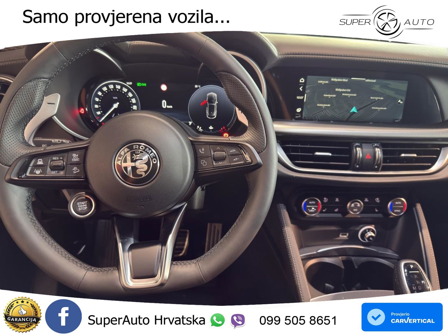 Alfa Romeo Stelvio 2.0 Turbo (280 KS) Q4 Automatic LED+GR SJED+ACC