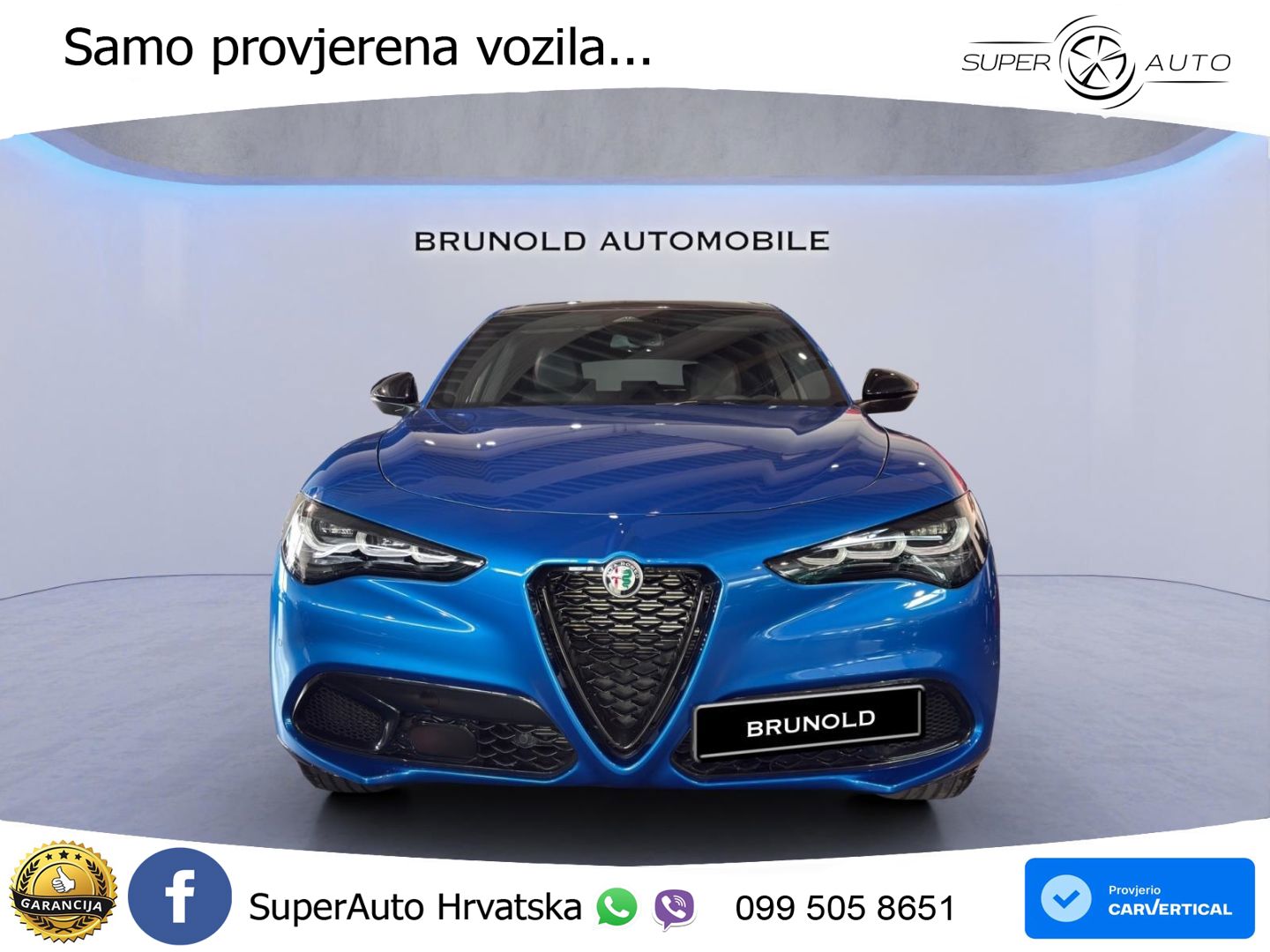 Alfa Romeo Stelvio 2.0 Turbo (280 KS) Q4 Automatic LED+GR SJED+ACC