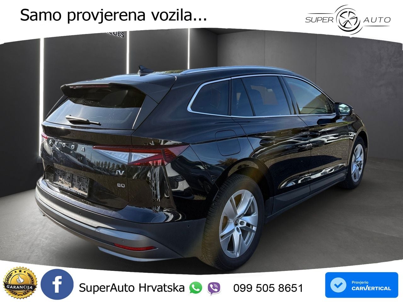 Škoda Enyaq iV 80 82 kWh (204 KS) LED+GR SJED+ACC