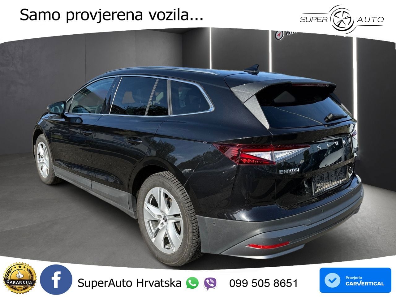 Škoda Enyaq iV 80 82 kWh (204 KS) LED+GR SJED+ACC