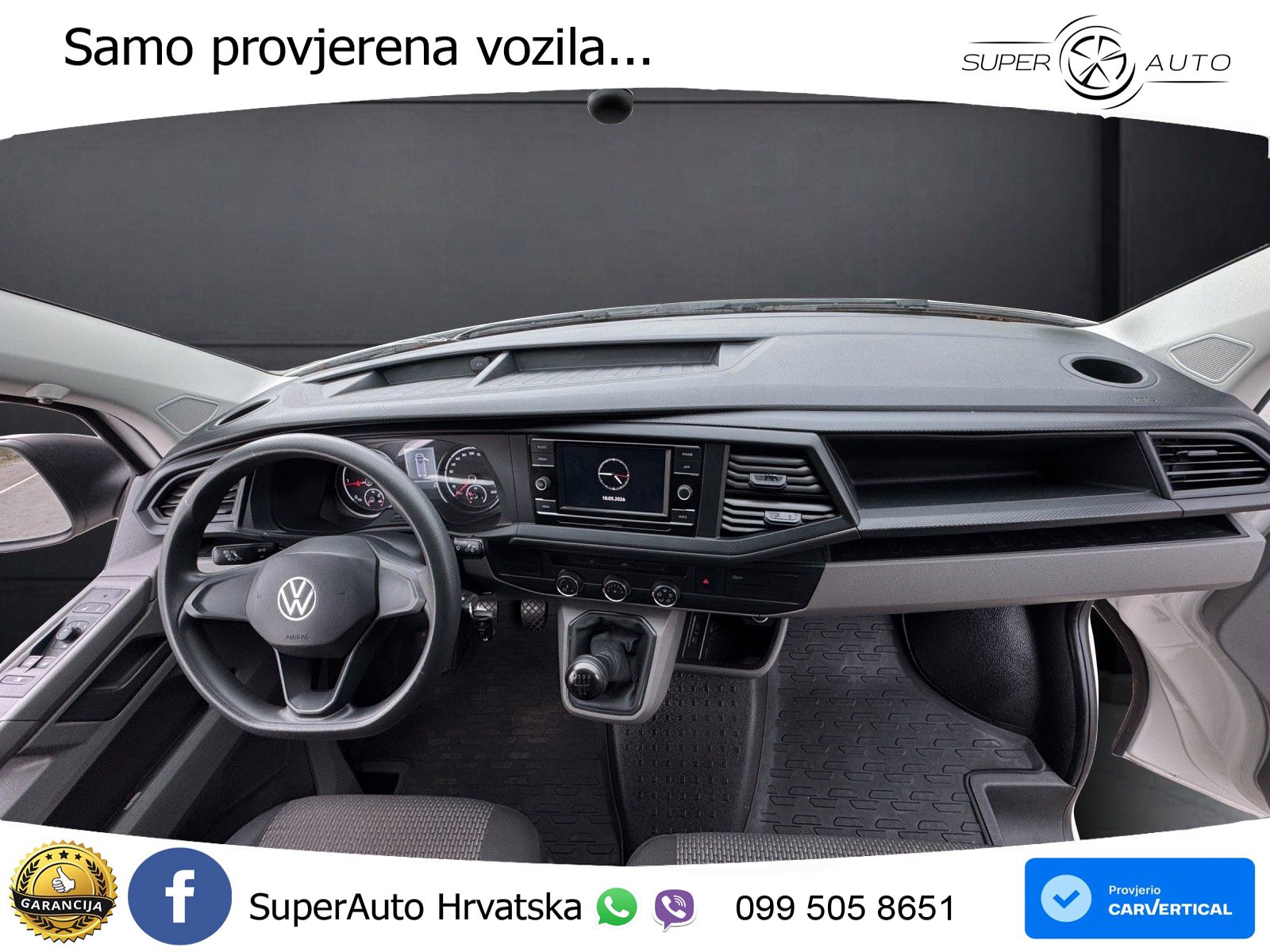 Volkswagen T6 Transporter*KLIMA*AHK*PDC*1-HAND*3-SITZER* 110 KS