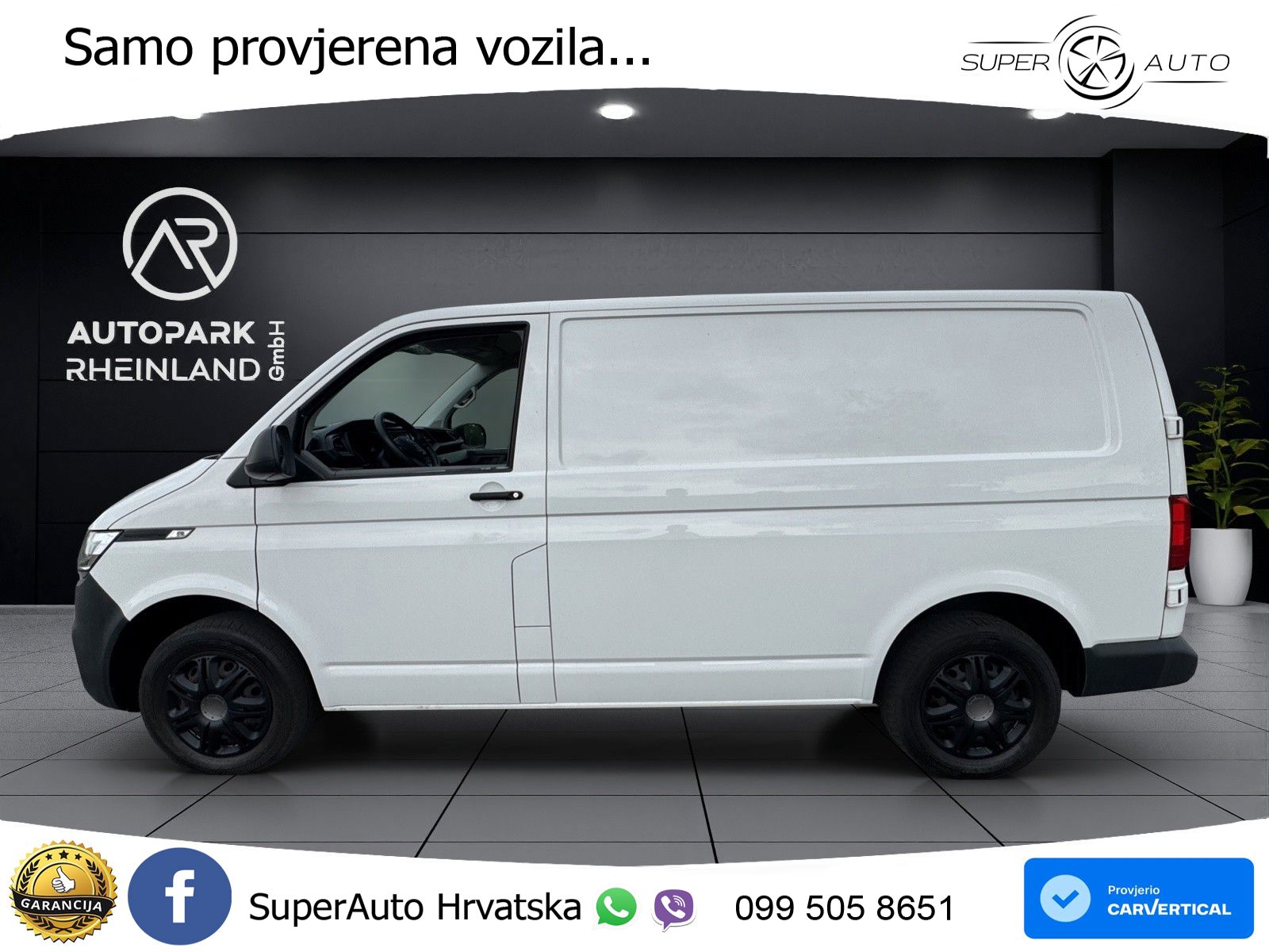 Volkswagen T6 Transporter*KLIMA*AHK*PDC*1-HAND*3-SITZER* 110 KS