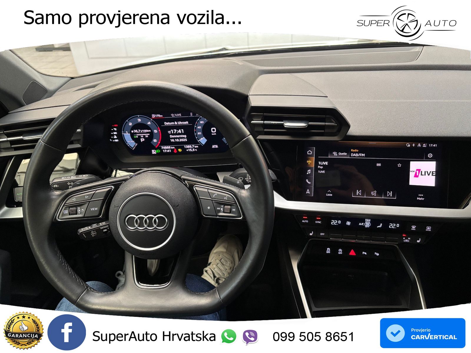 Audi A3 35 TDI (150 KS) S tronic