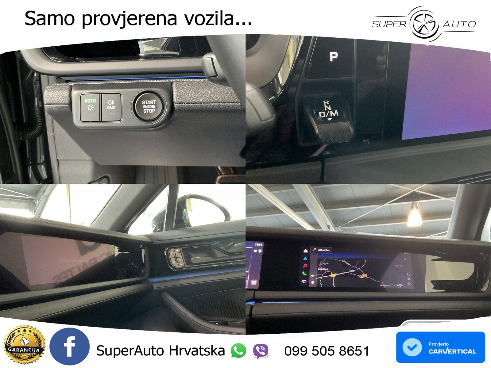 Porsche Panamera 4 2.9 V6 (470 KS) E-Hybrid PDK ACC+HEAD+4xGR SJED+360+PANO