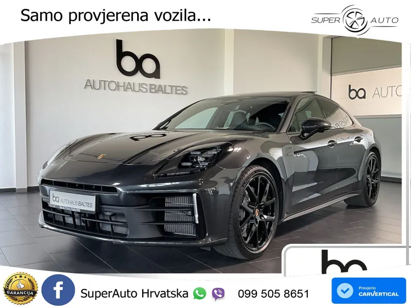 Porsche Panamera 4 2.9 V6 (470 KS) E-Hybrid PDK ACC+HEAD+4xGR SJED+360+PANO