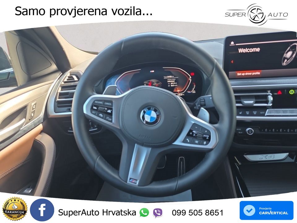 BMW X4 30d (286 KS) xDrive Steptronic M Sport LED+GR SJED+ACC