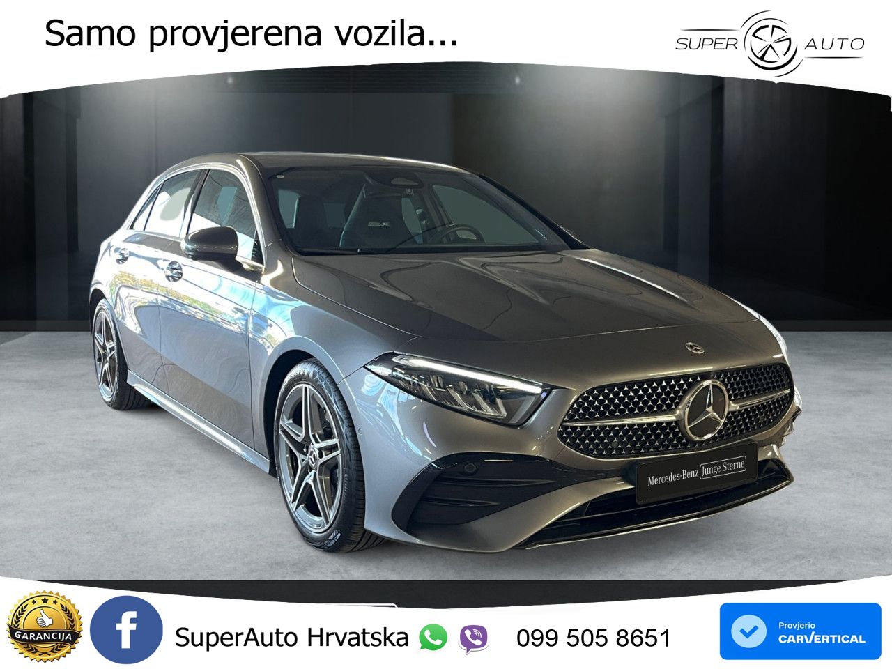 Mercedes-Benz A 220d 8G-DCT AMG LED+GR SJED+ACC