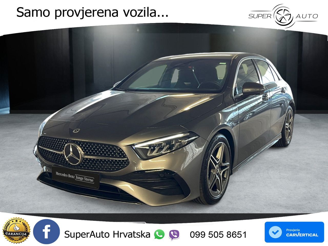Mercedes-Benz A 220d 8G-DCT AMG LED+GR SJED+ACC