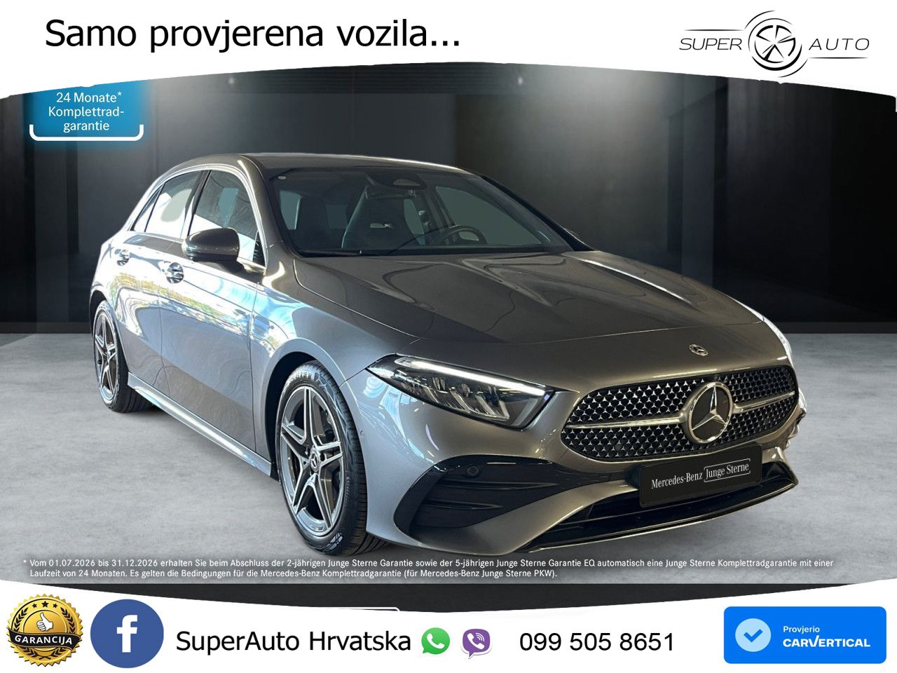 Mercedes-Benz A 220d 8G-DCT AMG LED+GR SJED+ACC