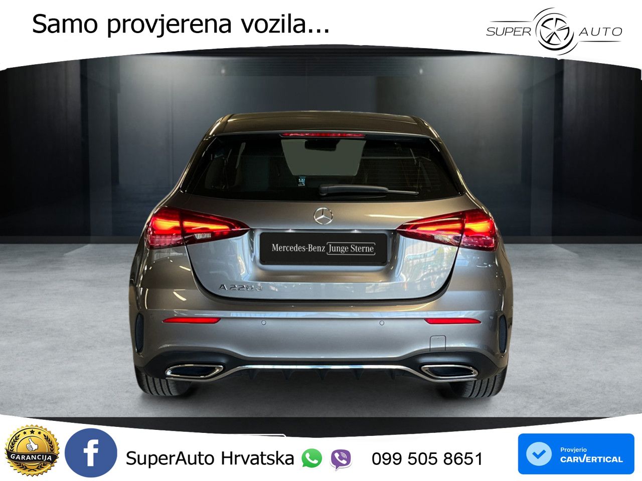 Mercedes-Benz A 220d 8G-DCT AMG LED+GR SJED+ACC