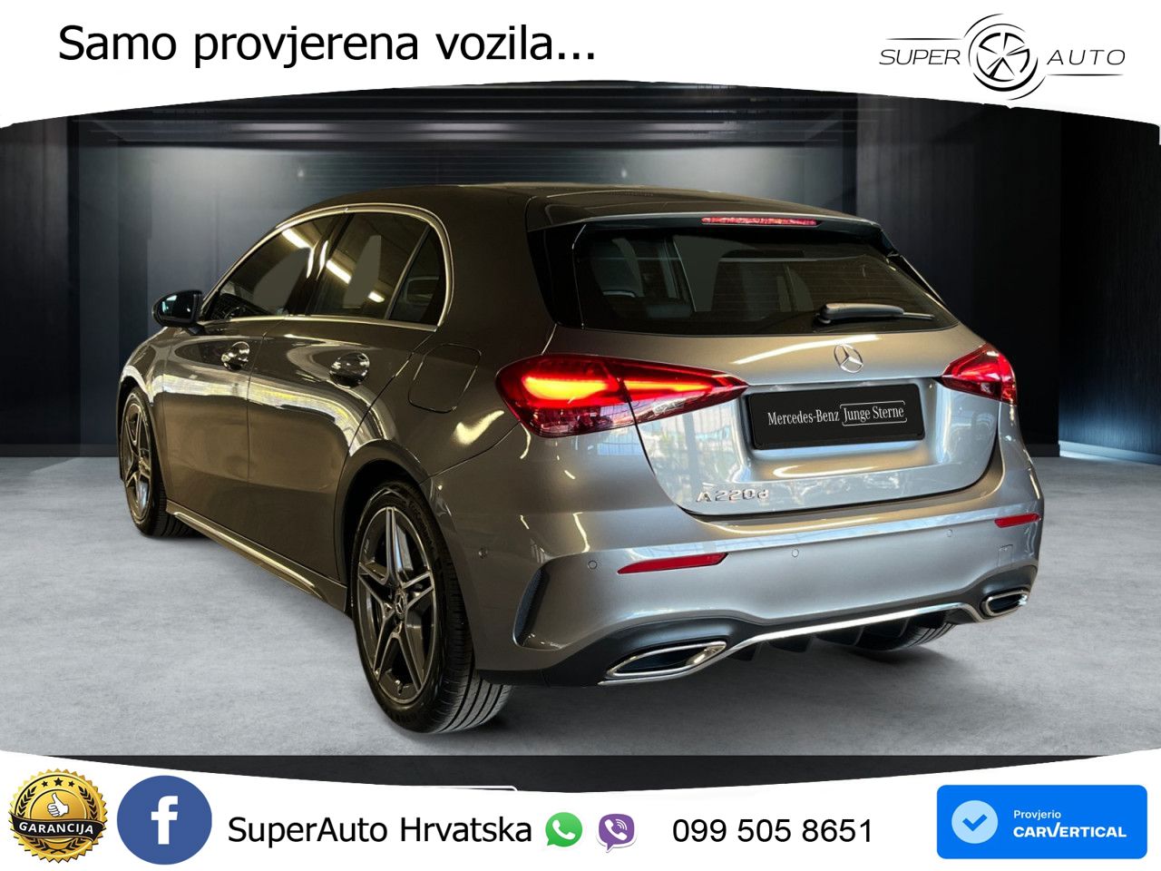 Mercedes-Benz A 220d 8G-DCT AMG LED+GR SJED+ACC
