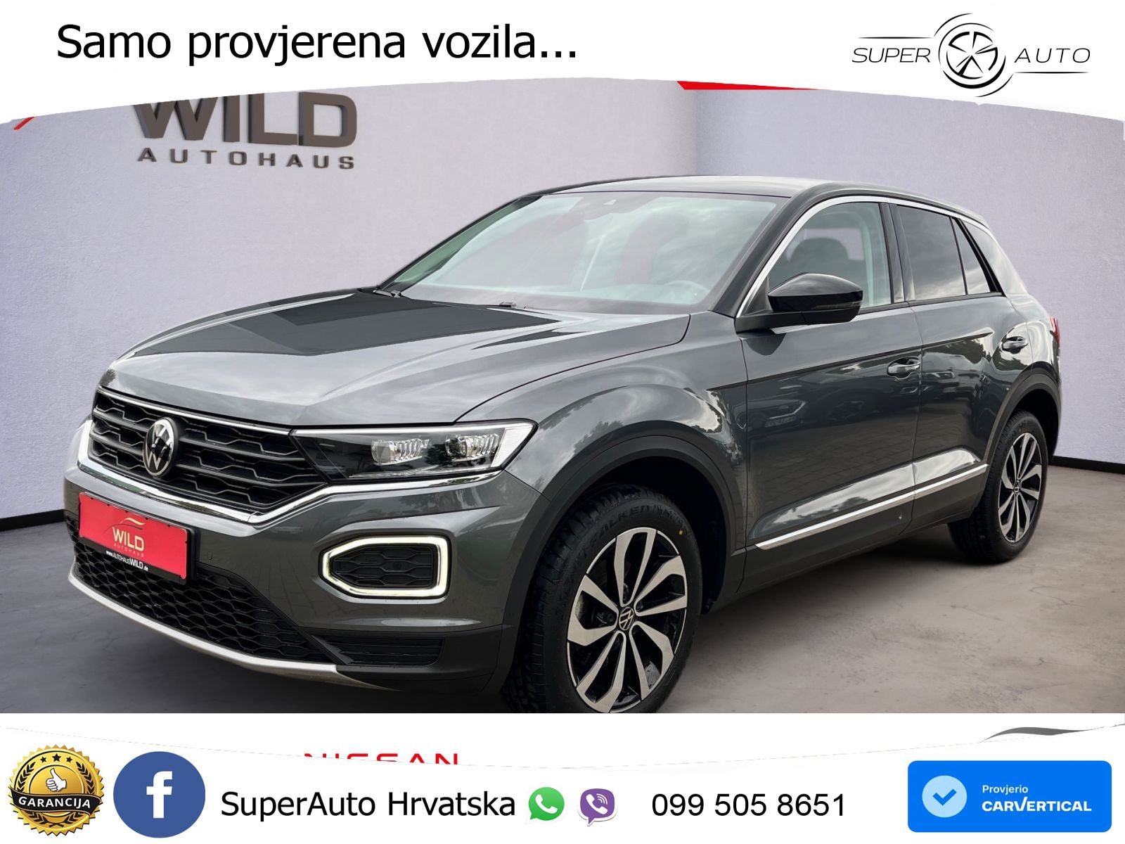 Volkswagen T-Roc 1.5 TSI (150 KS) DSG LED+GR SJED+ACC