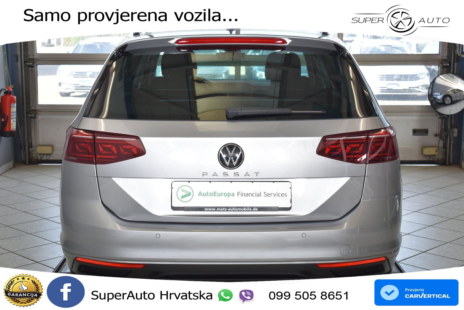 Volkswagen Passat Variant 2.0 TDI (150 KS) DSG Business MATRIX+GR SJED+KAM