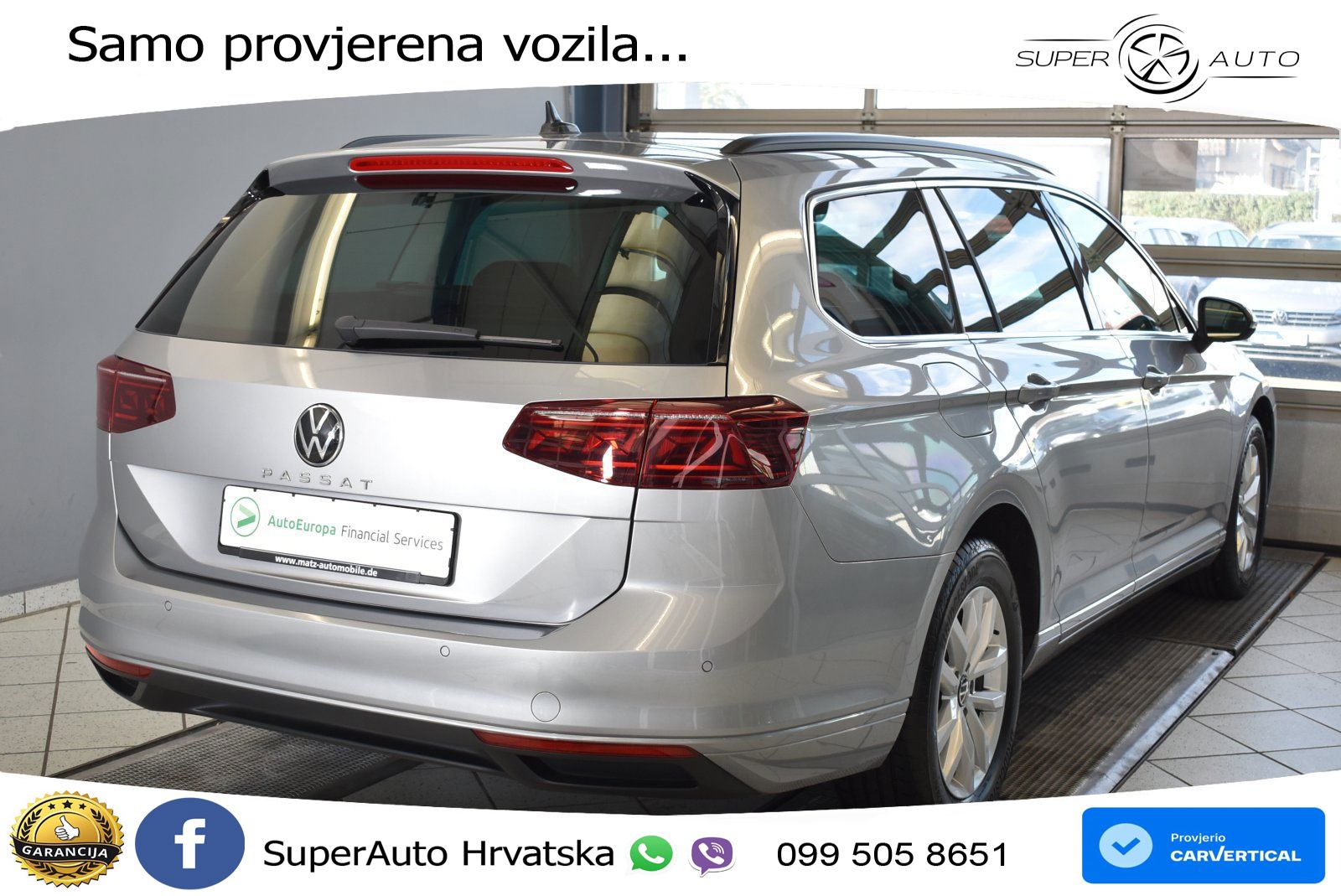 Volkswagen Passat Variant 2.0 TDI (150 KS) DSG Business MATRIX+GR SJED+KAM