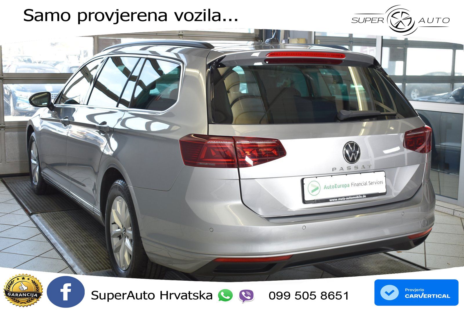 Volkswagen Passat Variant 2.0 TDI (150 KS) DSG Business MATRIX+GR SJED+KAM