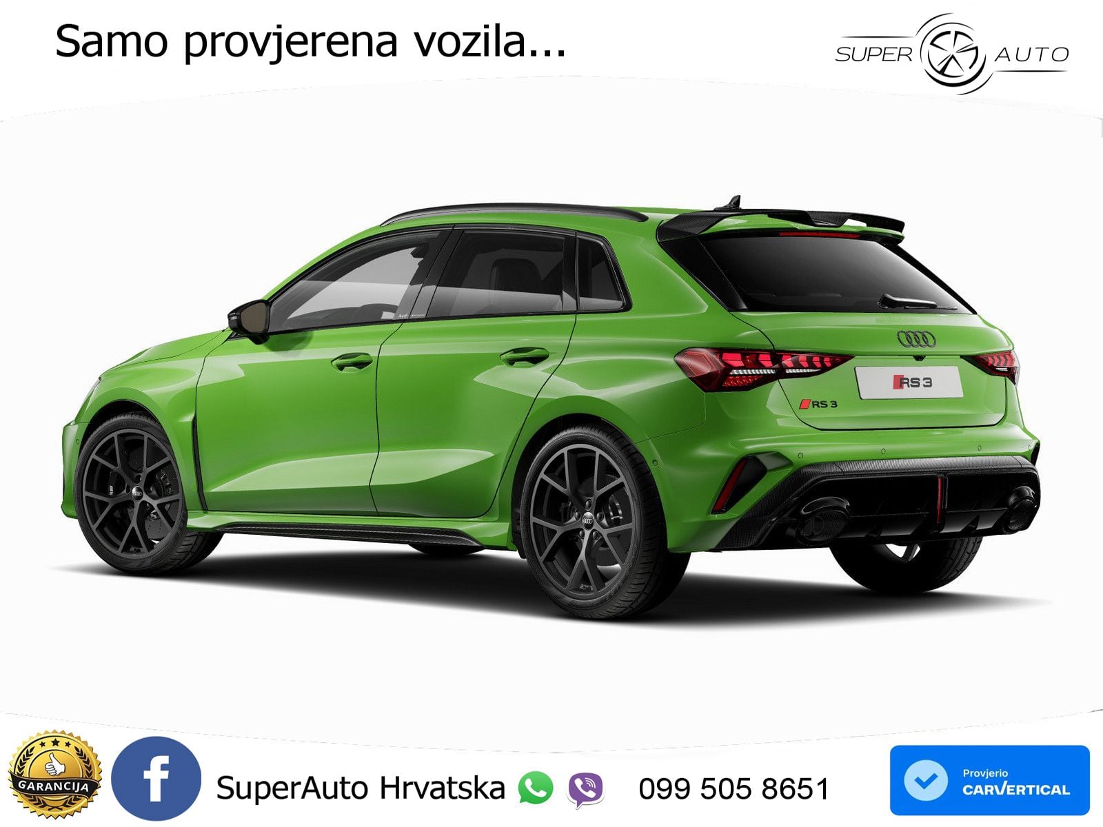 Audi RS3 Sedan 2.5 TFSI (400 KS) quattro S tronic LED+GR SJED+ACC