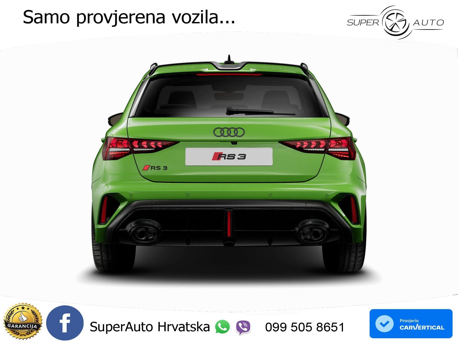 Audi RS3 Sedan 2.5 TFSI (400 KS) quattro S tronic LED+GR SJED+ACC