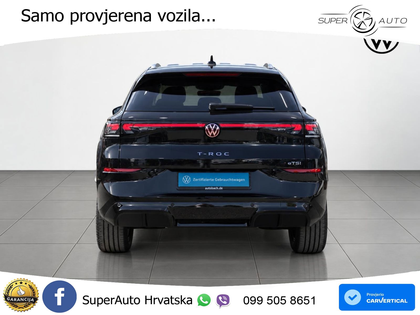 Volkswagen T-Roc 1.5 eTSI (150 KS)  DSG R-Line LED+GR SJED+ACC