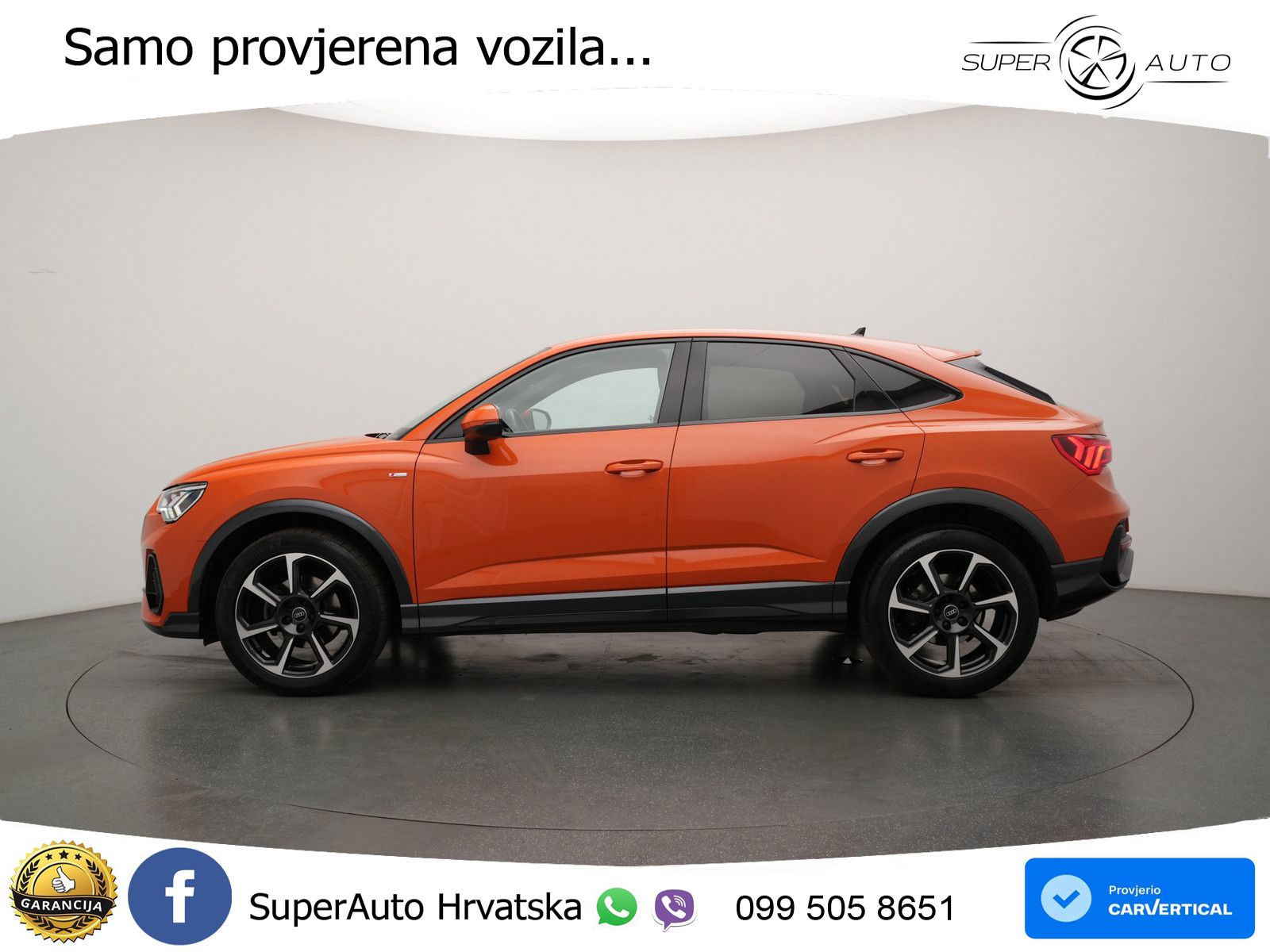 Audi Q3 Sportback 35 TDI (150 KS) quattro S tronic S line MATRIX+GR SJED+KAM