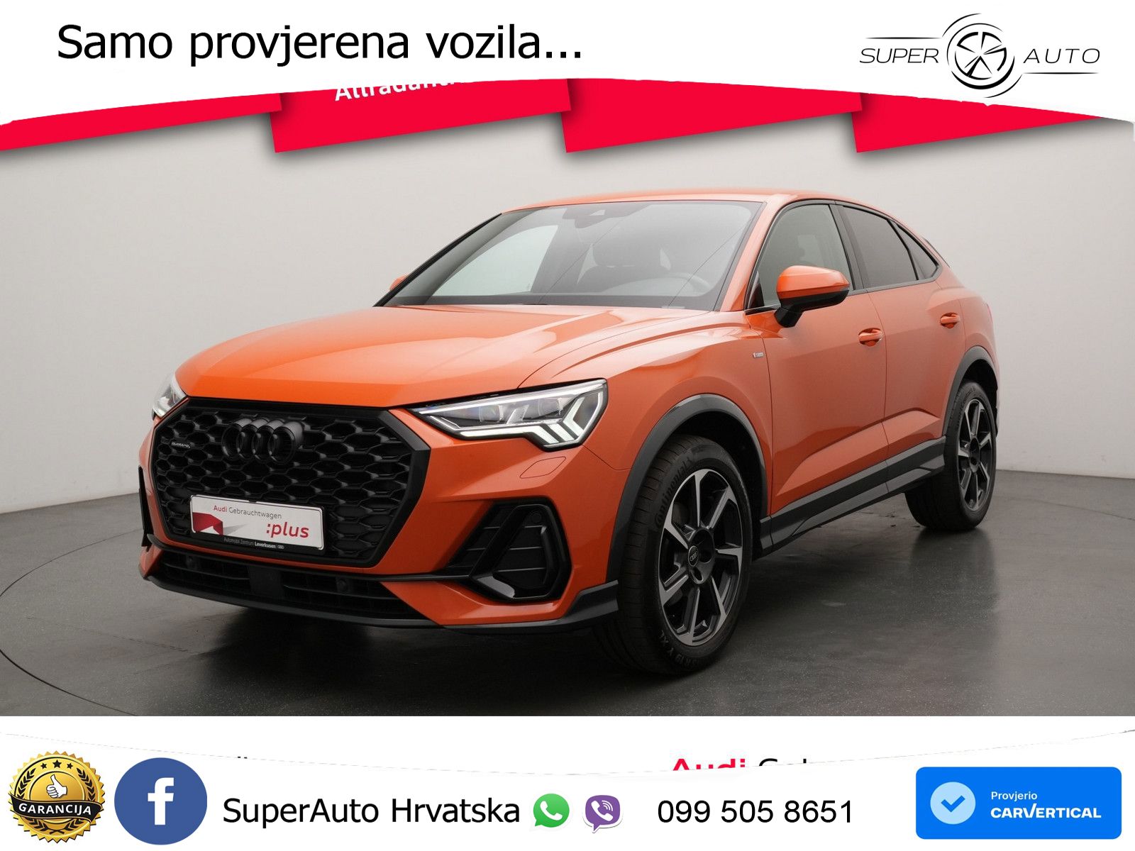 Audi Q3 Sportback 35 TDI (150 KS) quattro S tronic S line MATRIX+GR SJED+KAM