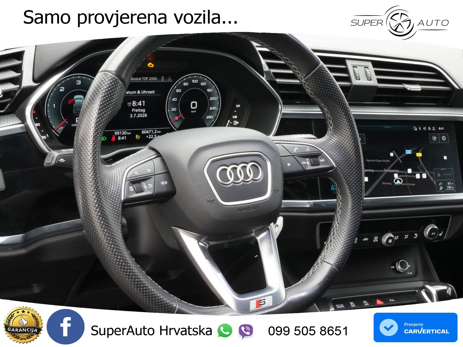 Audi Q3 Sportback 35 TDI (150 KS) quattro S tronic S line MATRIX+GR SJED+KAM