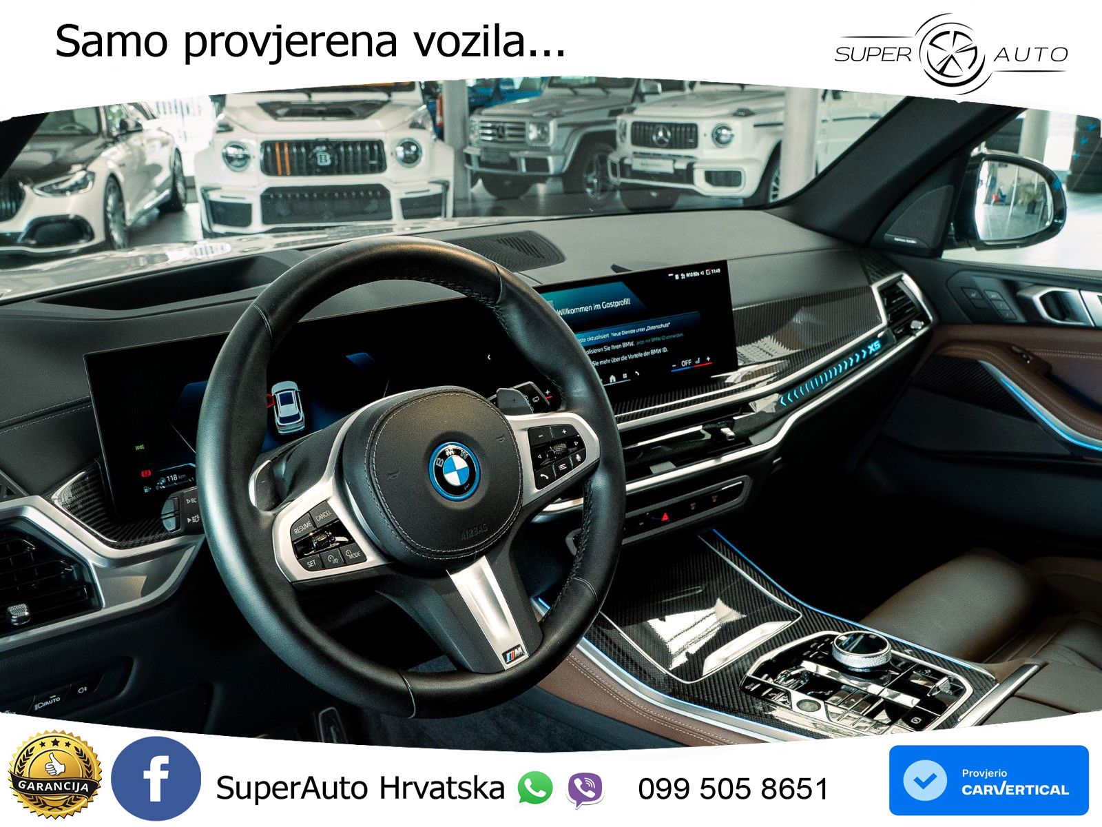 BMW X5 50e (489 KS) xDrive Steptronic M Sport LED+GR SJED+ACC