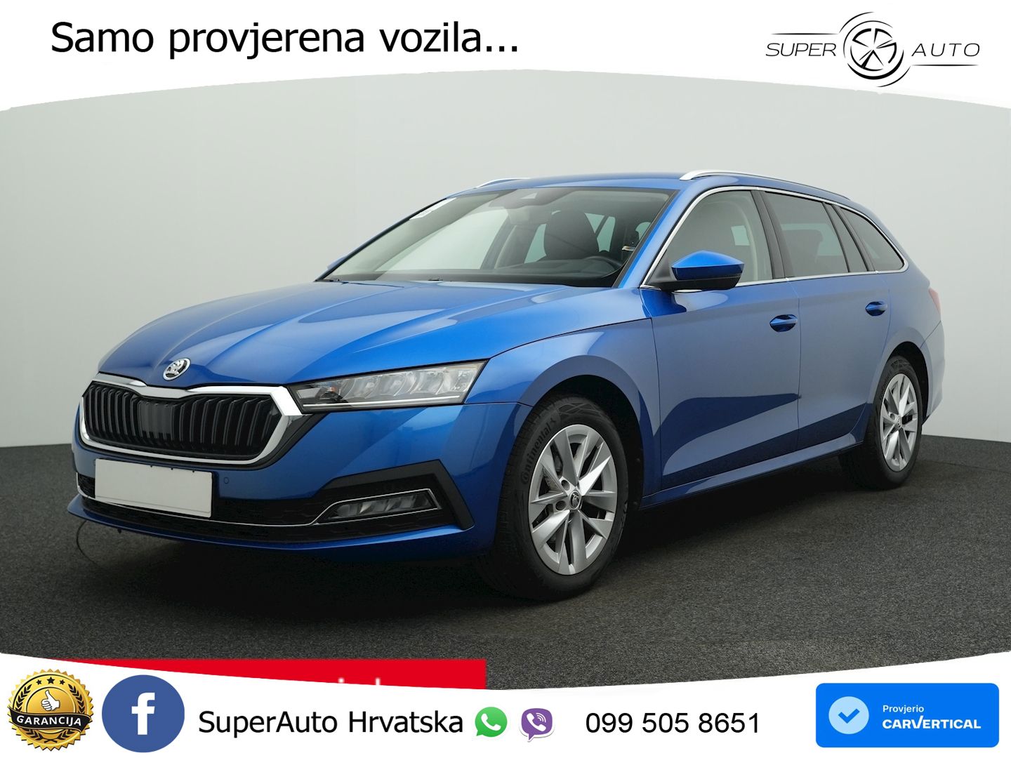 Škoda Octavia Combi 2.0 TDI (150 KS) DSG LED+GR SJED+ACC