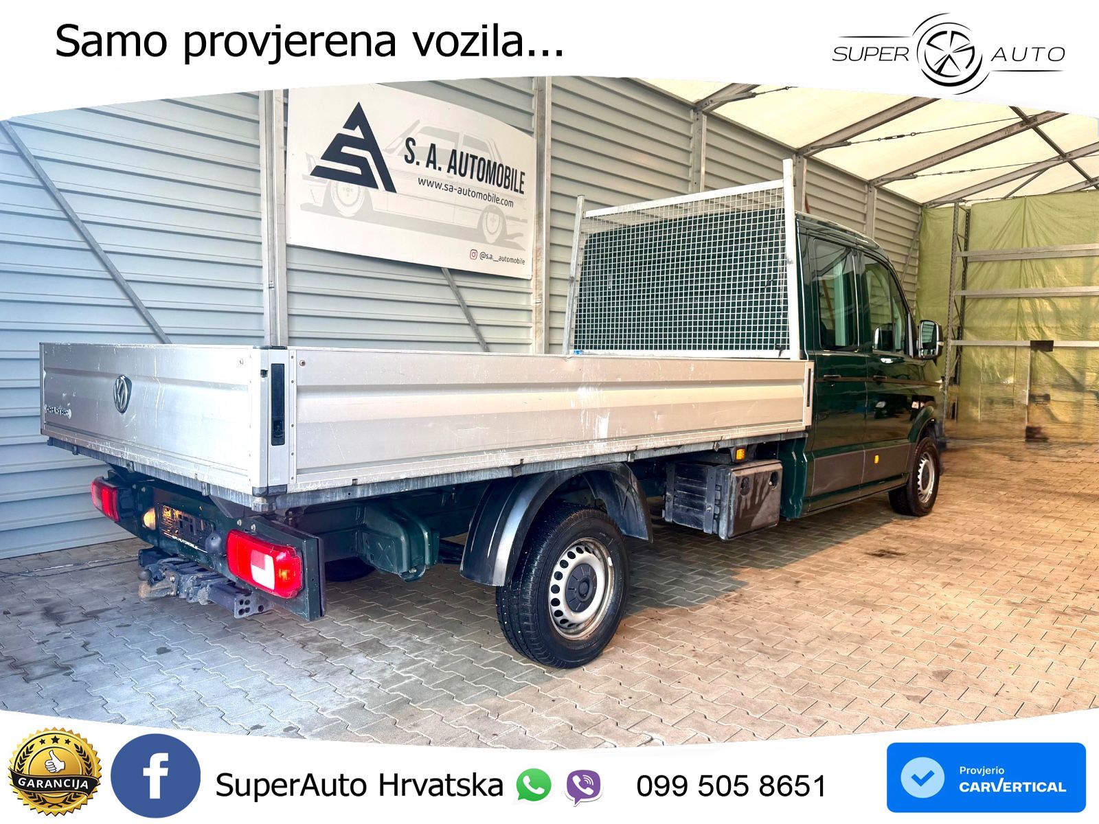 Volkswagen Crafter Pritsche 35 lang Doppelkabine*AHk* 140 KS