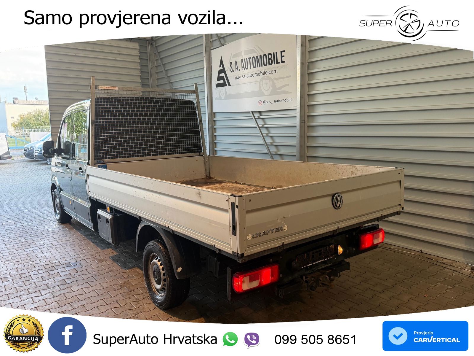 Volkswagen Crafter Pritsche 35 lang Doppelkabine*AHk* 140 KS