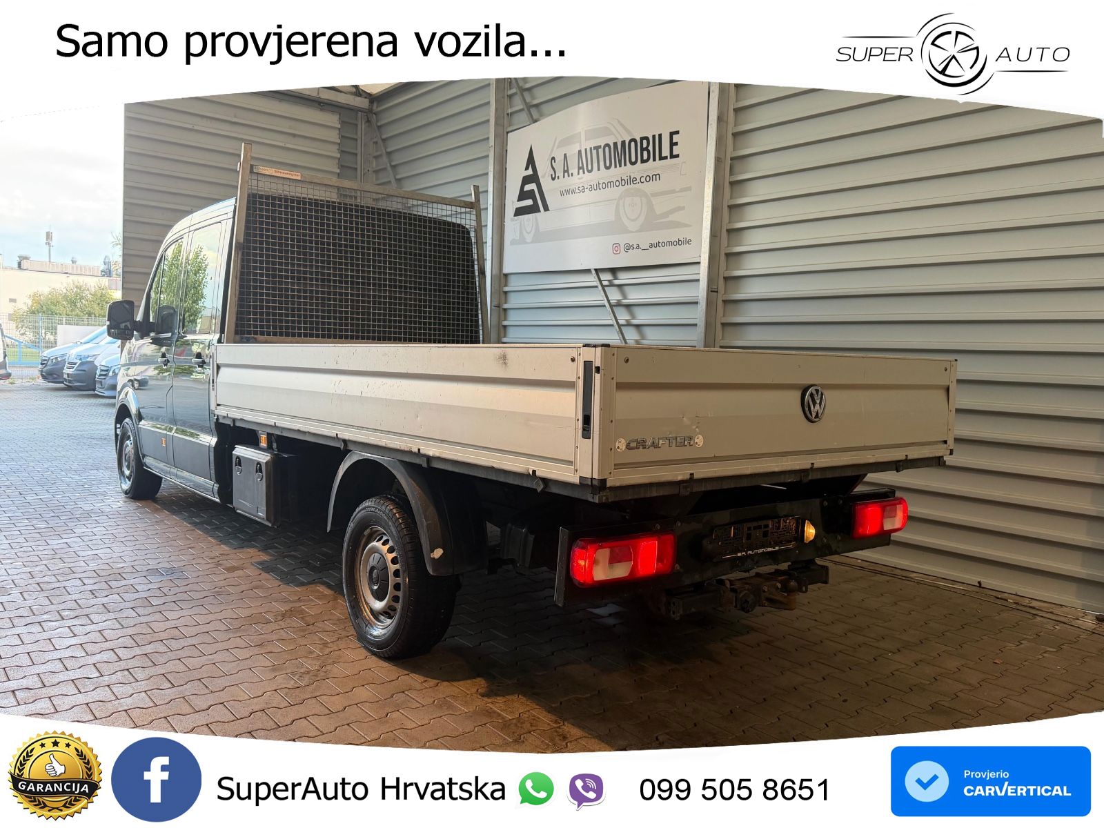 Volkswagen Crafter Pritsche 35 lang Doppelkabine*AHk* 140 KS